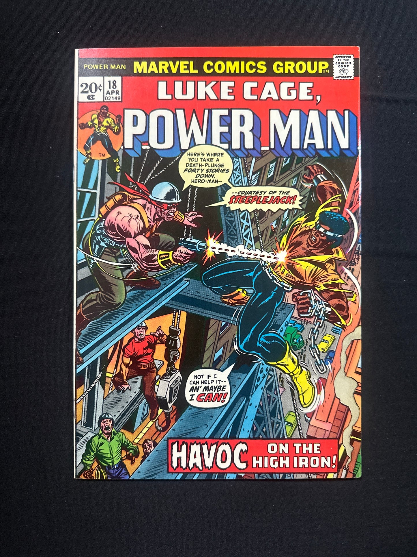 Luke Cage Power Man #18 1974 (VF+/NM-)