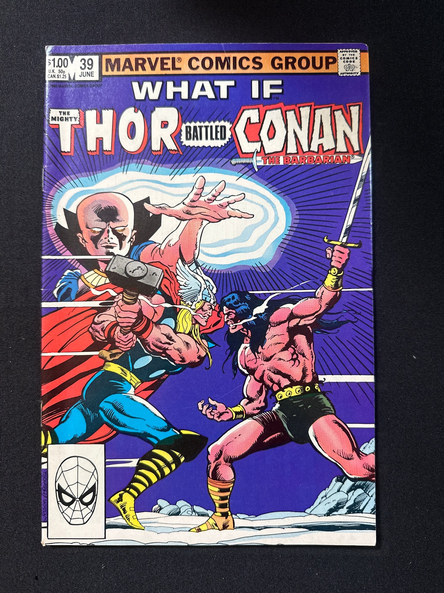 What If #39 1983 (VF-) 1st. Battle Of Thor vs. Conan!