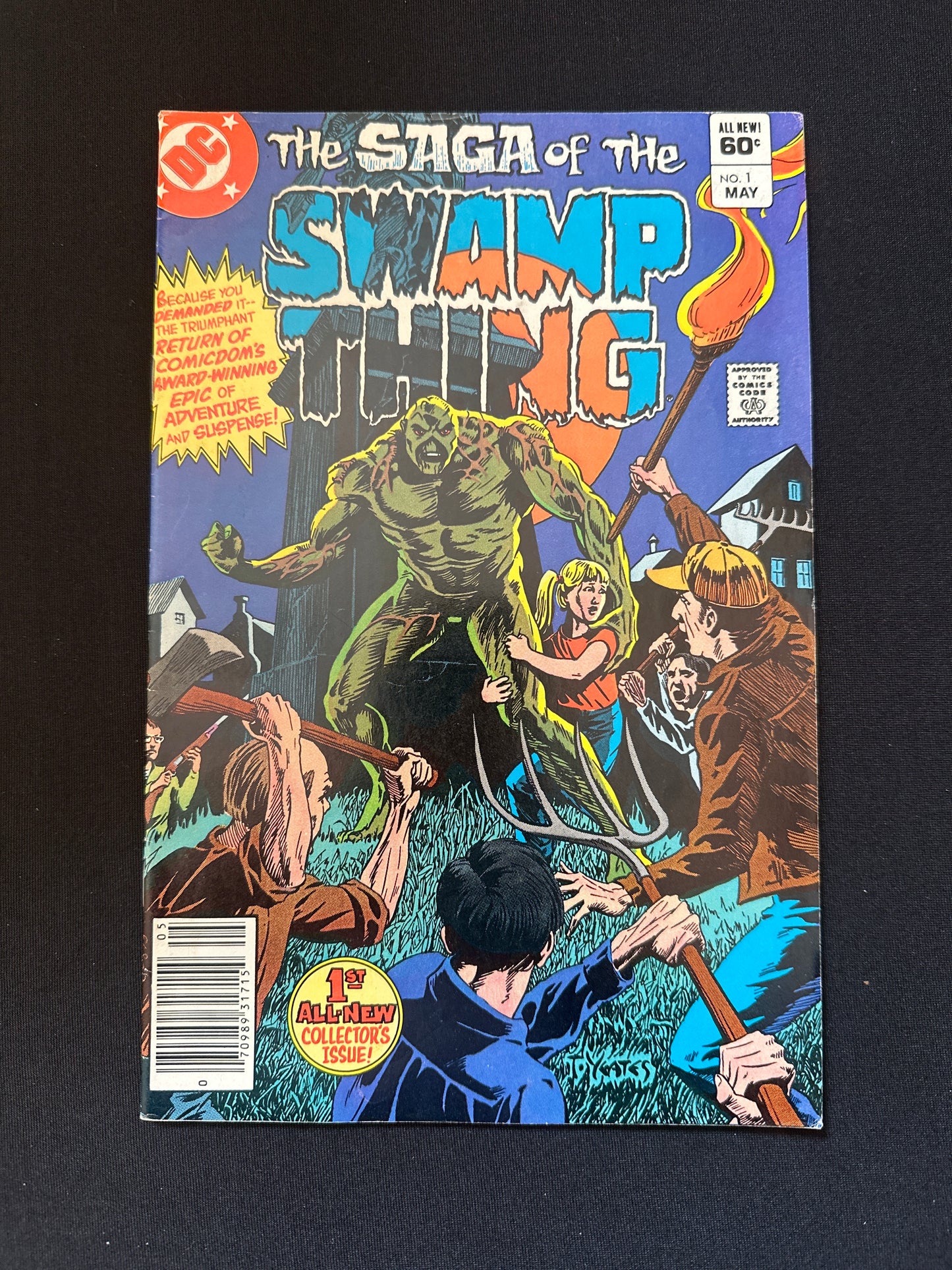 The Saga of Swamp Thing #1 1982 (VF) Newsstand
