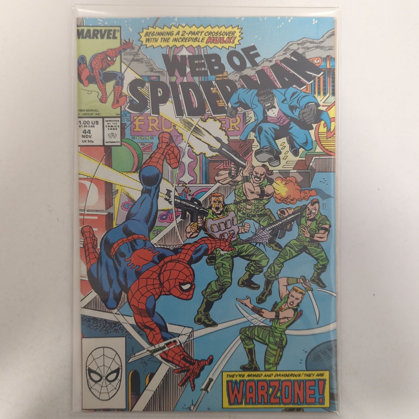 Web of Spider-Man #44 1988