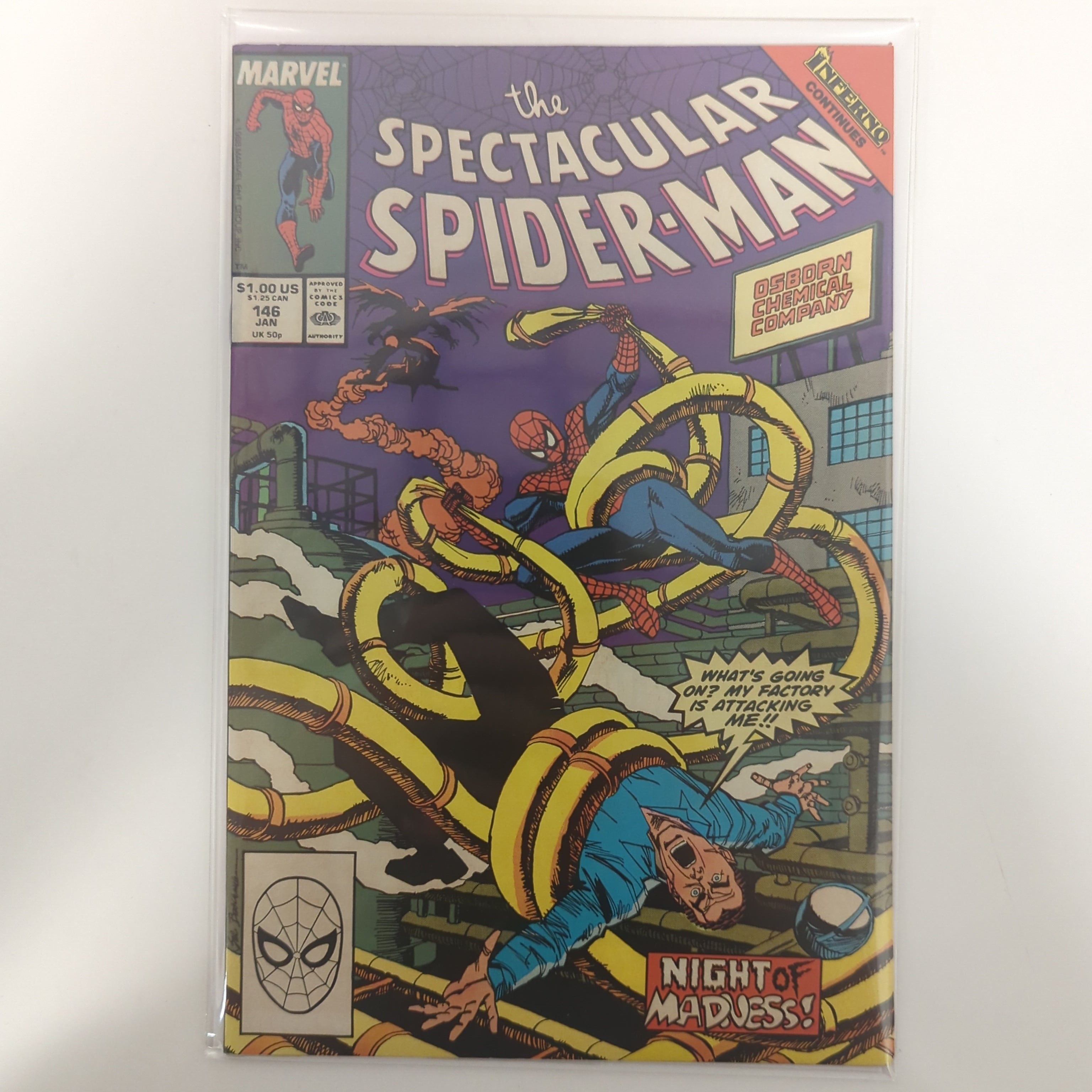 Spectacular Spider-Man #146 1989 – Spider Dude Comics