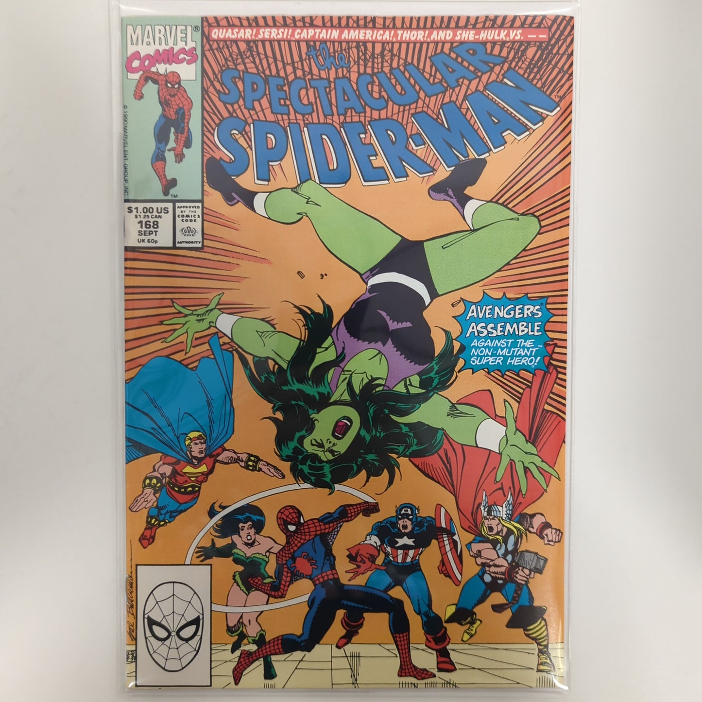 Spectacular Spider-Man #168 1990