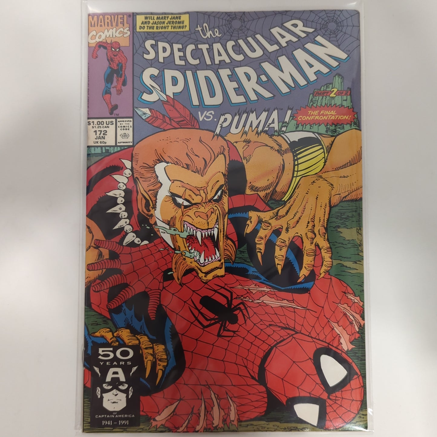 Spectacular Spider-Man #172 1991