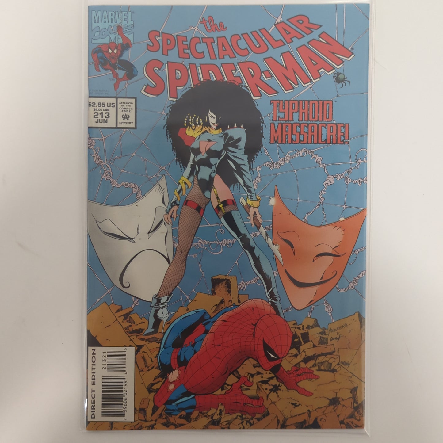 Spectacular Spider-Man #213 1994 Blue Variant
