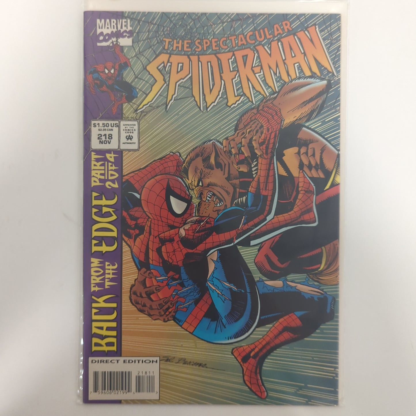 Spectacular Spider-Man #218 1994