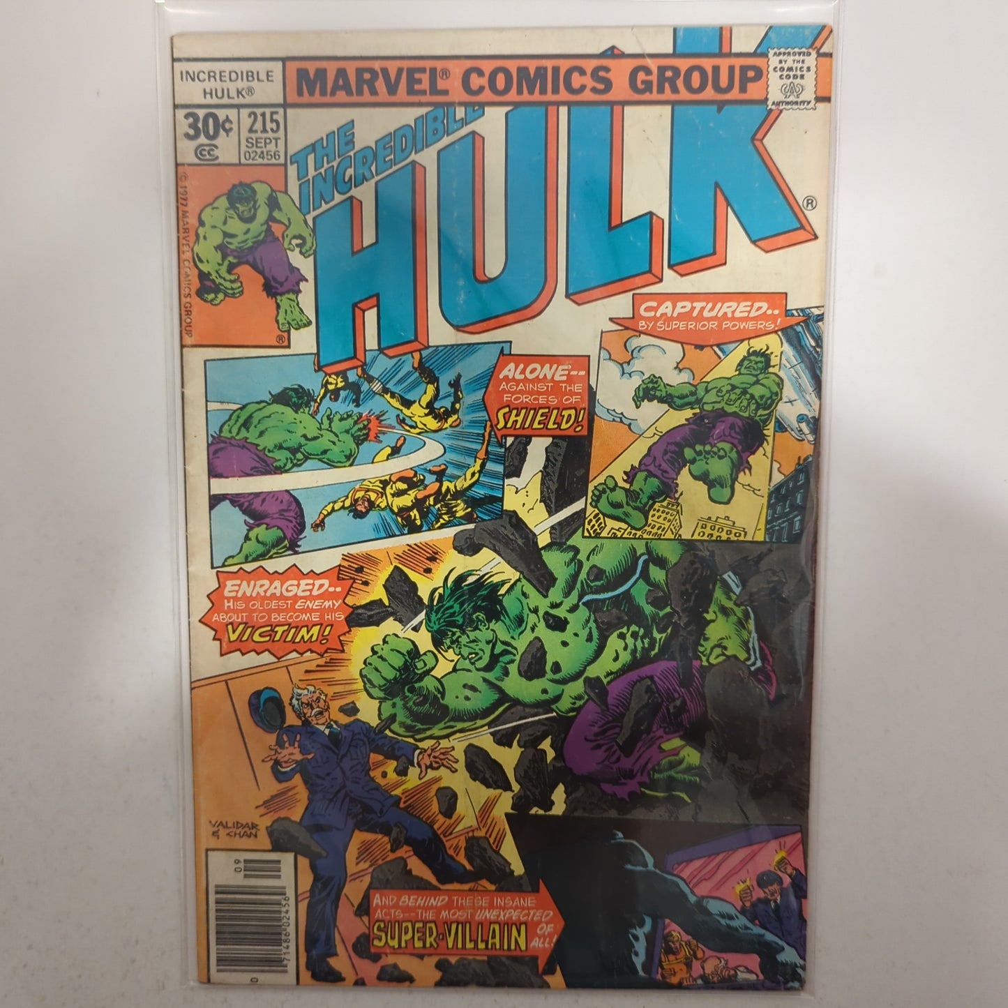Incredible Hulk #215 1977