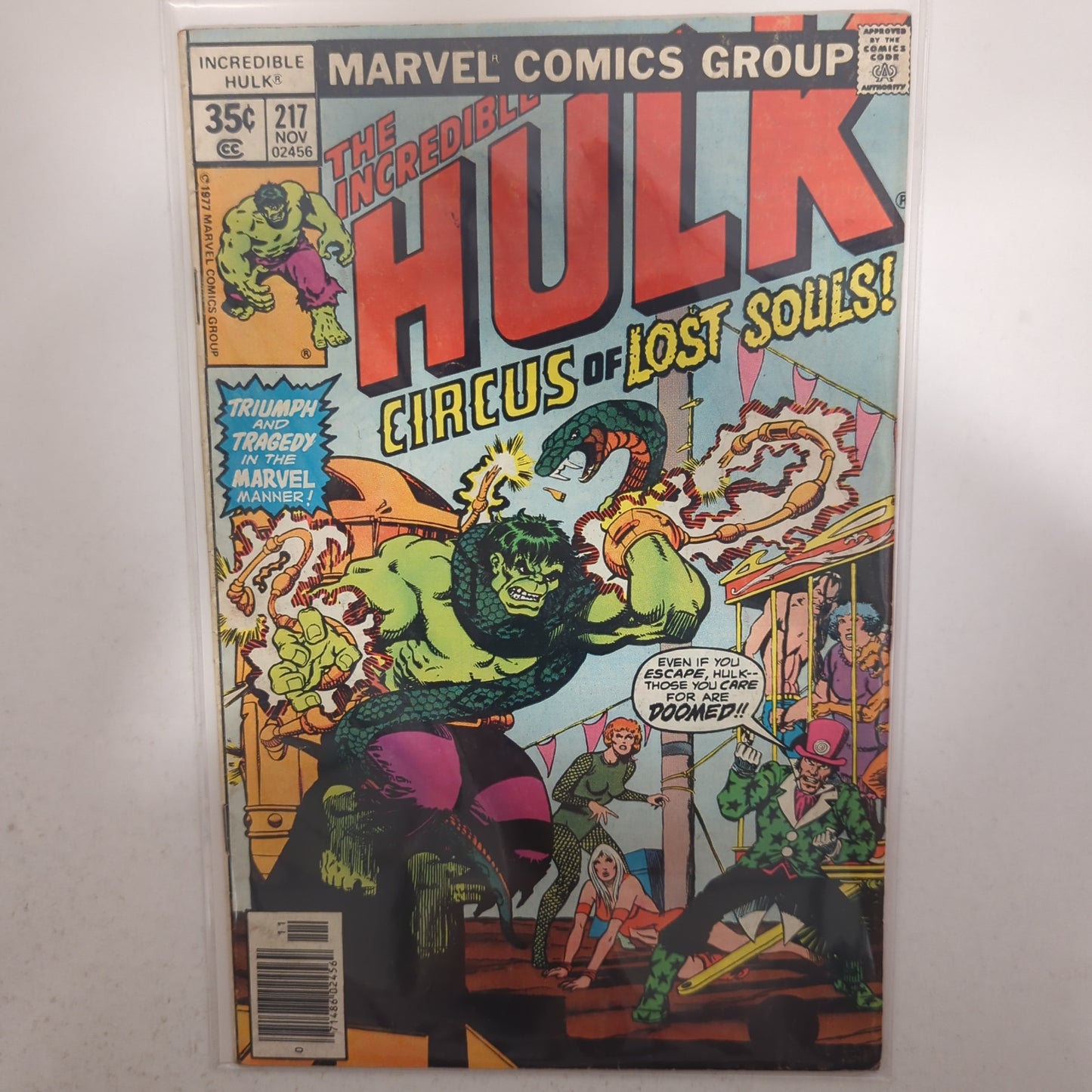 Incredible Hulk #217 1977