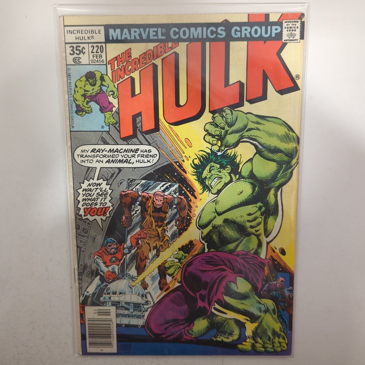 Incredible Hulk #220 1978