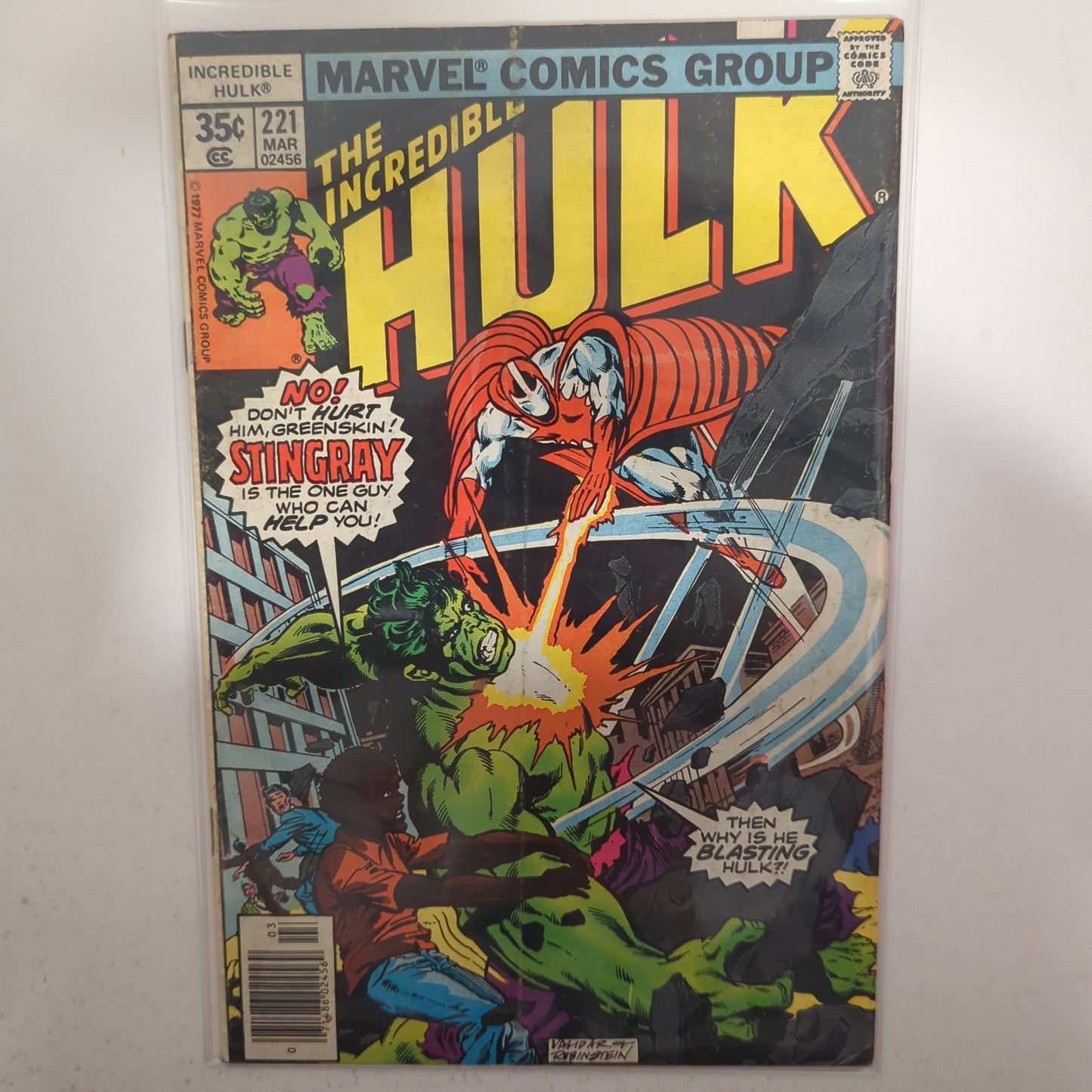 Incredible Hulk #221 1978