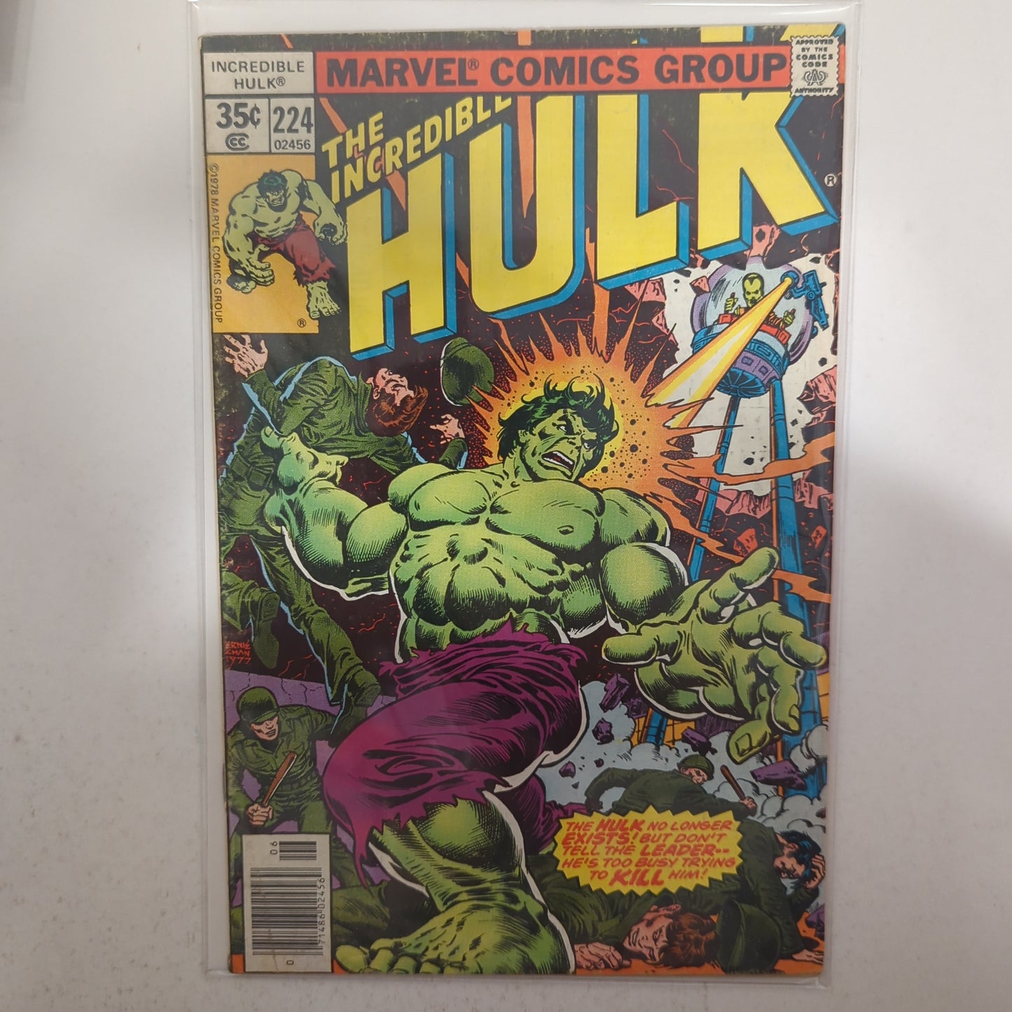 Incredible Hulk #224 1978