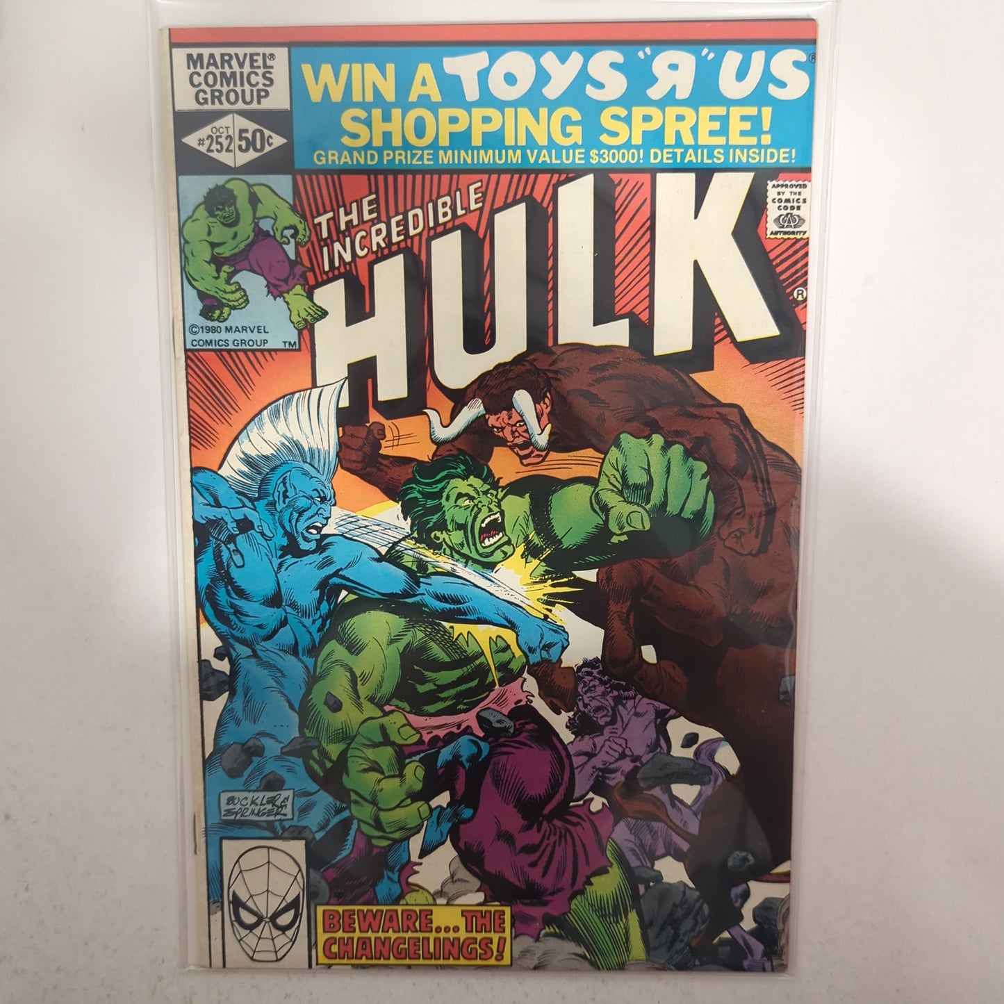 Incredible Hulk #252 1980