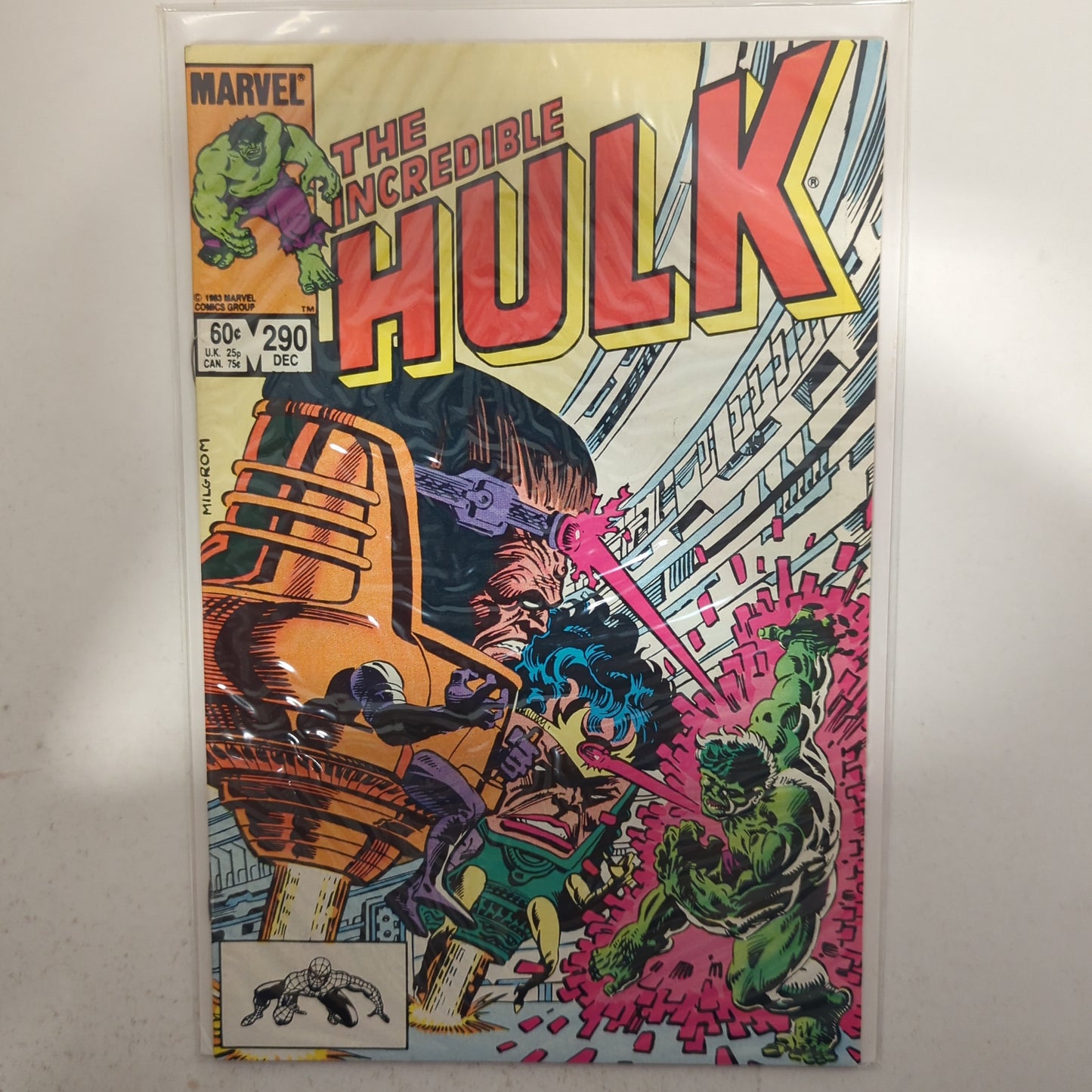 Incredible Hulk #290 1983 1st. App. Of Kate Waynesboro Lady M.O.D.O.K. !