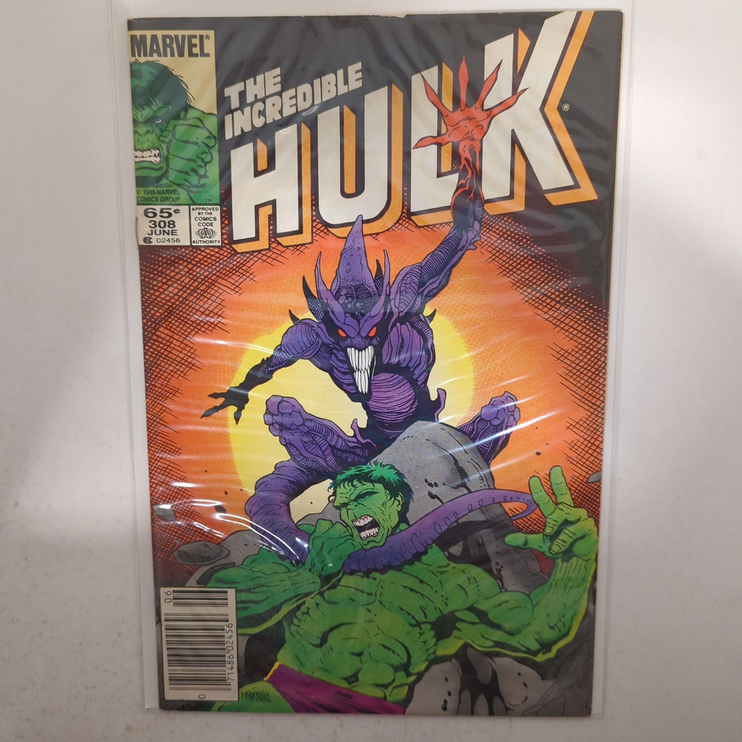 Incredible Hulk #308 1985 1st. App. Of The Triad!