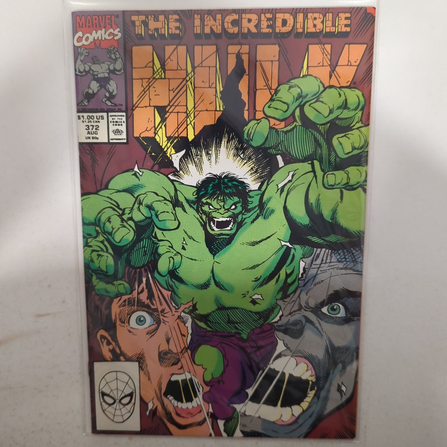 Incredible Hulk #372 1990 The Return of the Green Skinned Hulk!