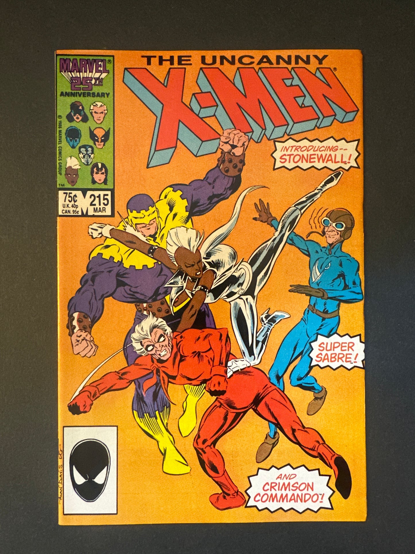 Uncanny X-Men #215 1987