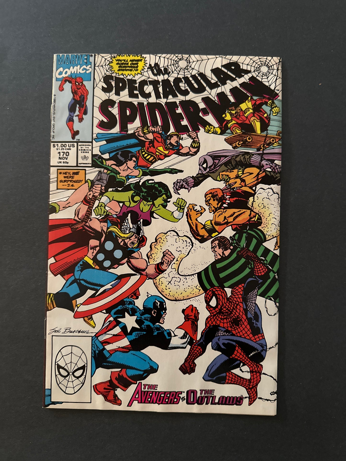 Spectacular Spider-Man #170 1990