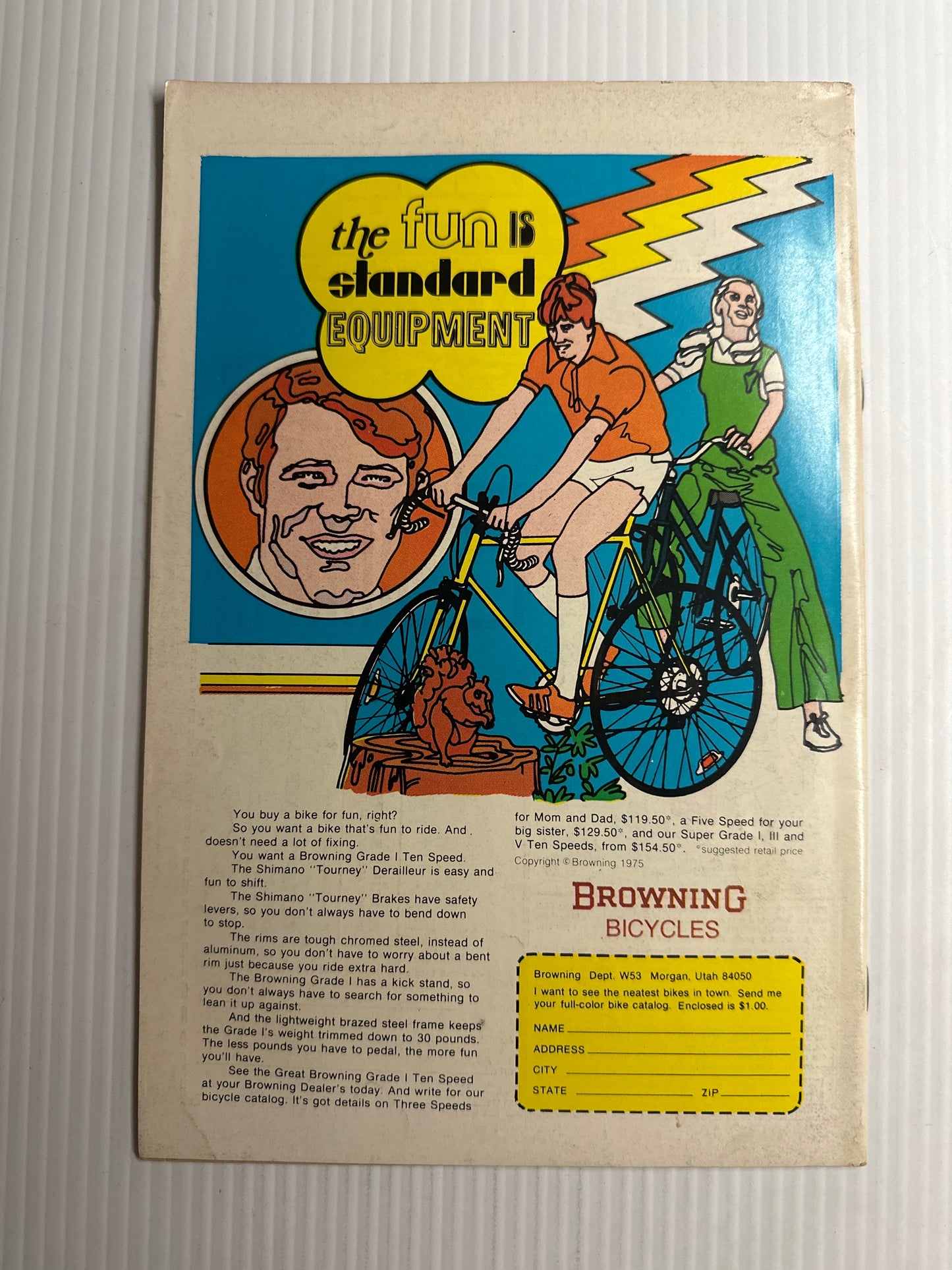 Weird Mystery Tales #19 1975 (VF) Luis Dominguez Cover!