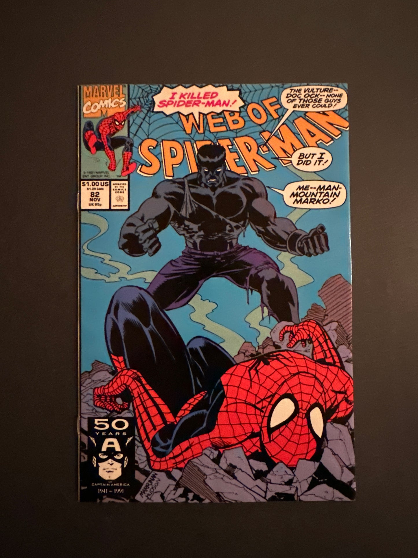 Web of Spider-Man #82 1991