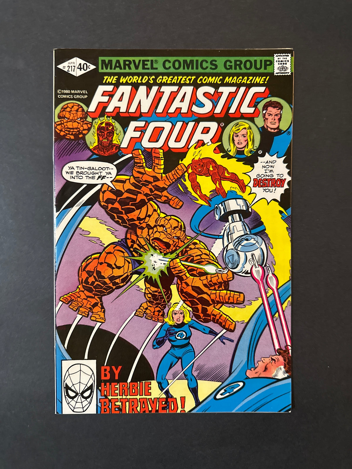 Fantastic Four #217 1980