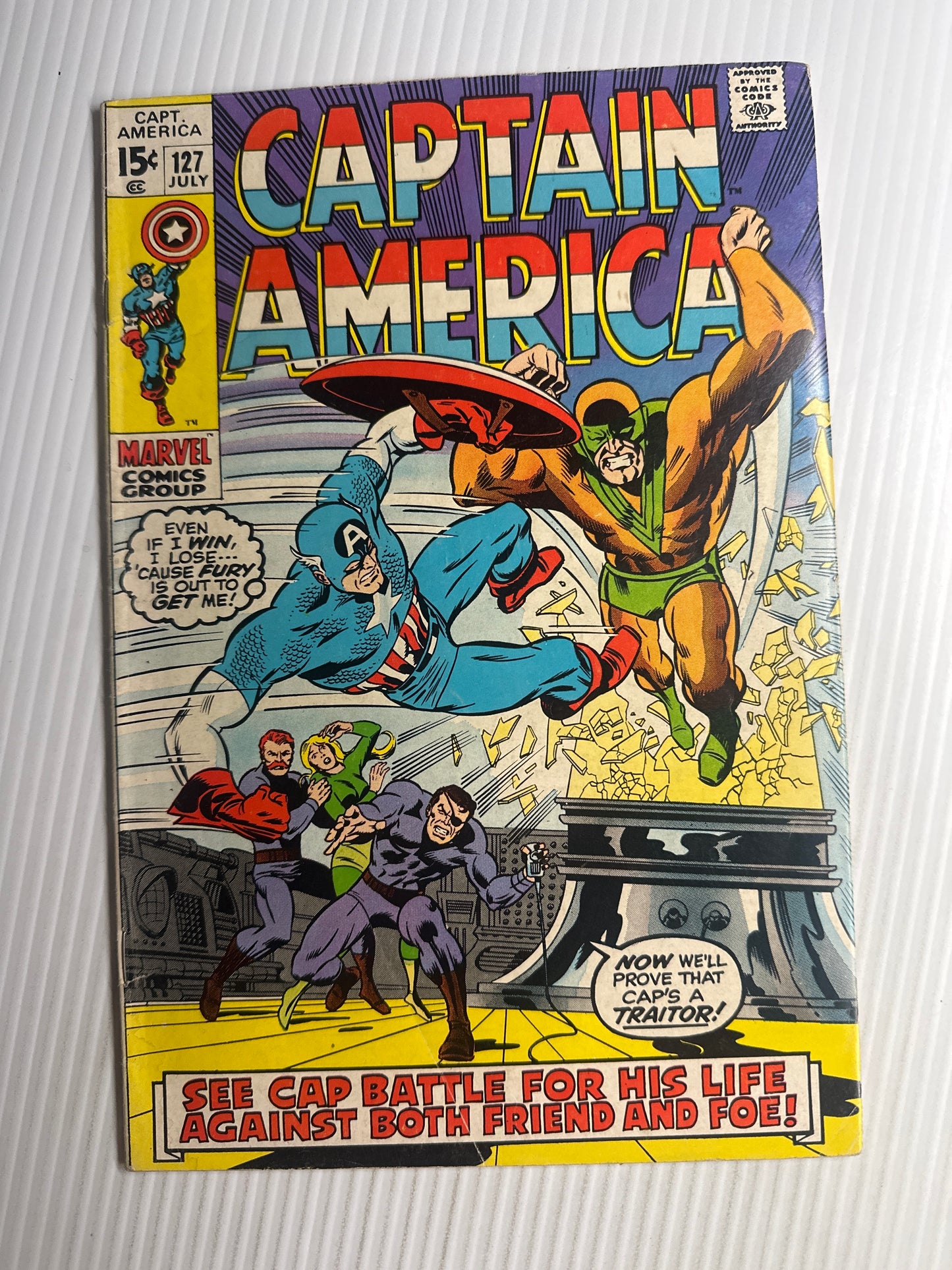 Captain America #127 1970 (FN+/VF-)