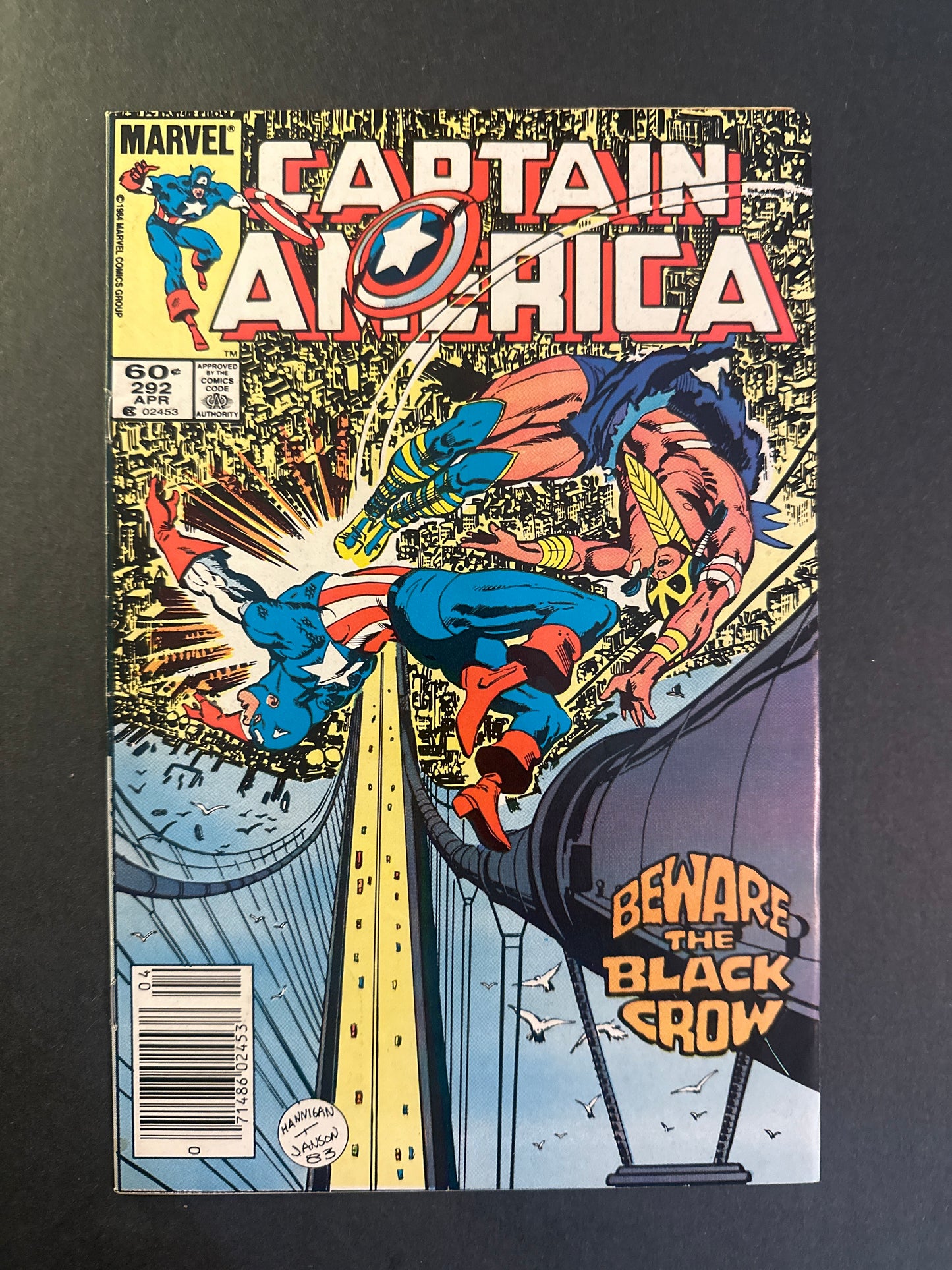 Captain America #292 1984