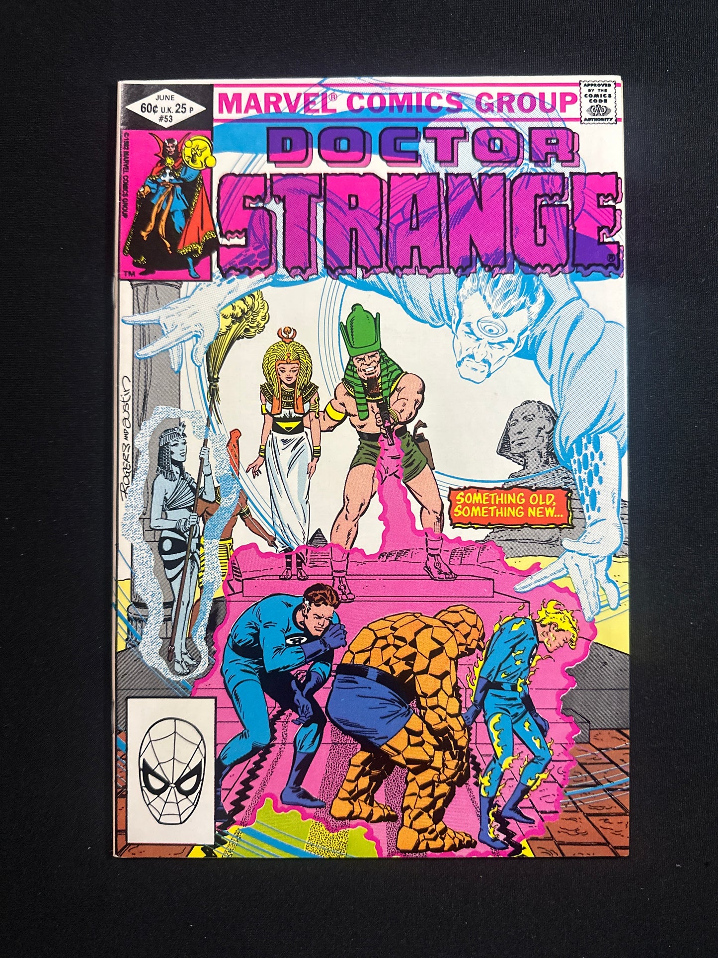 Doctor Strange #53 1982 (VF+/NM-) Homage Cover of Fantastic Four #19