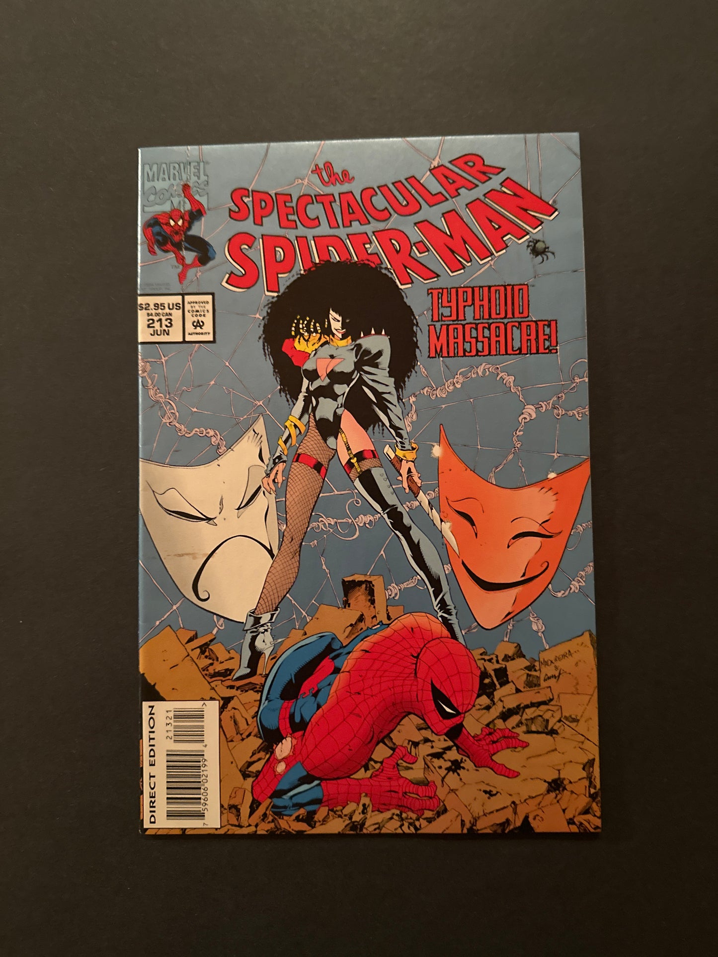Spectacular Spider-Man #213 1994 Blue Variant