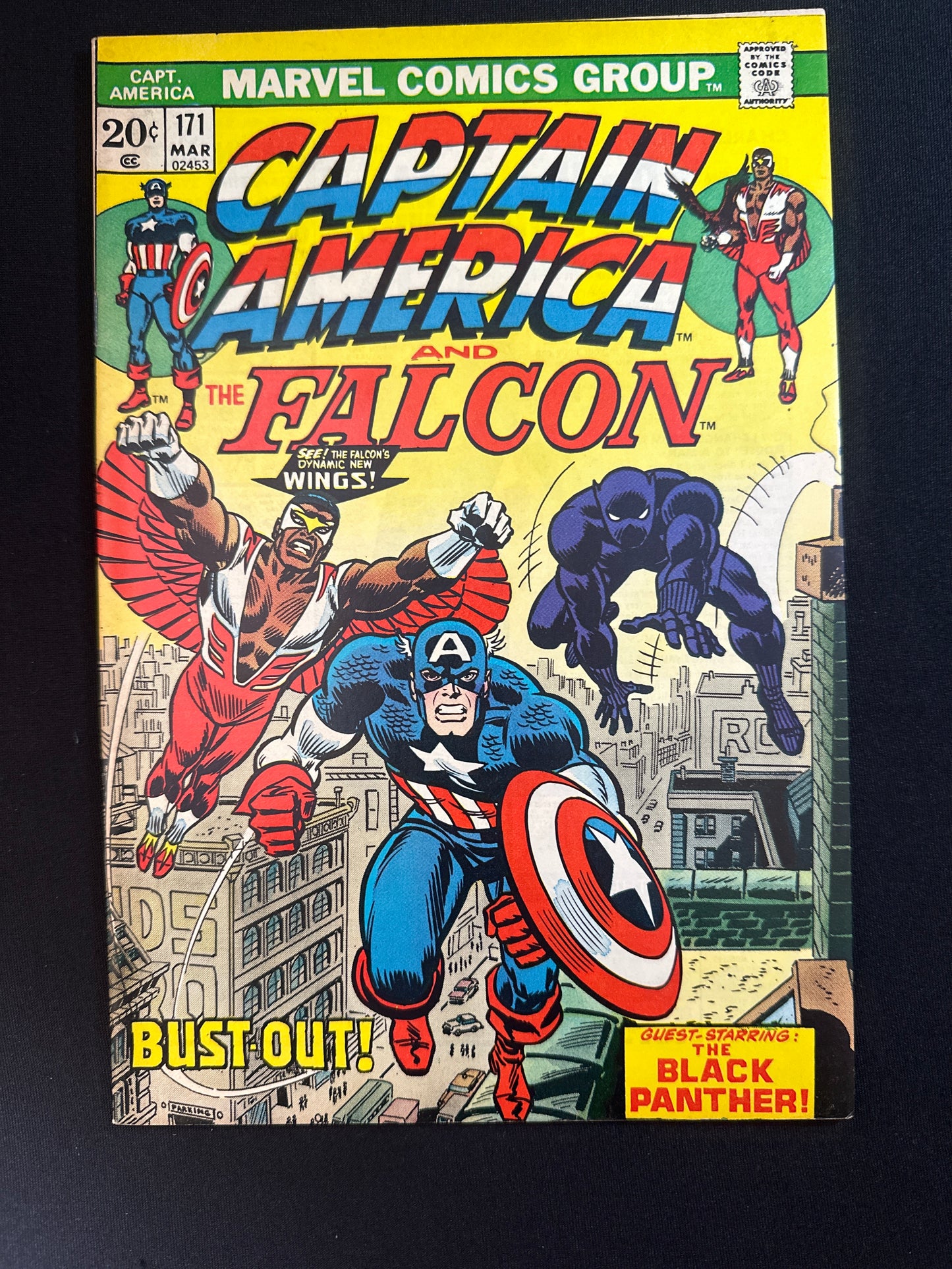Captain America #171 1974 (VF-) John Romita Sr. Cover!