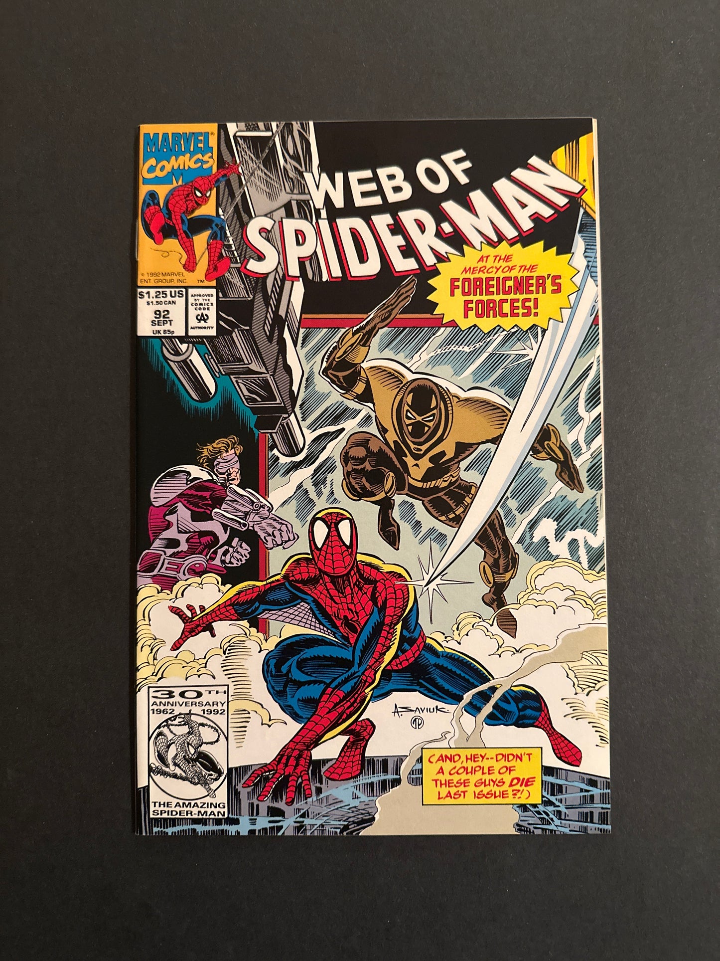 Web of Spider-Man #92 1992