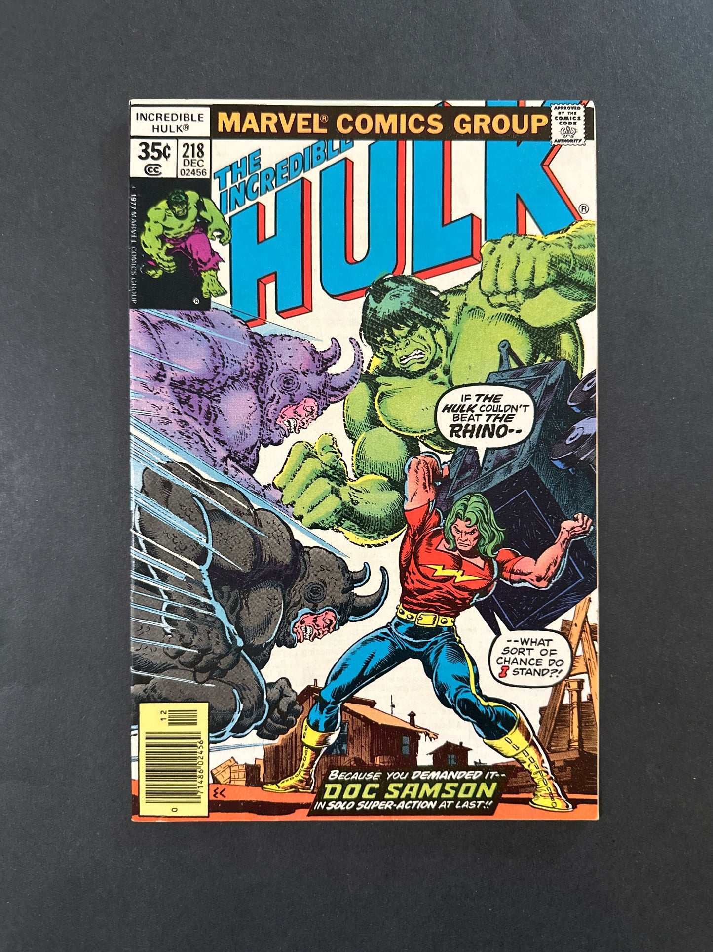 Incredible Hulk #218 1977