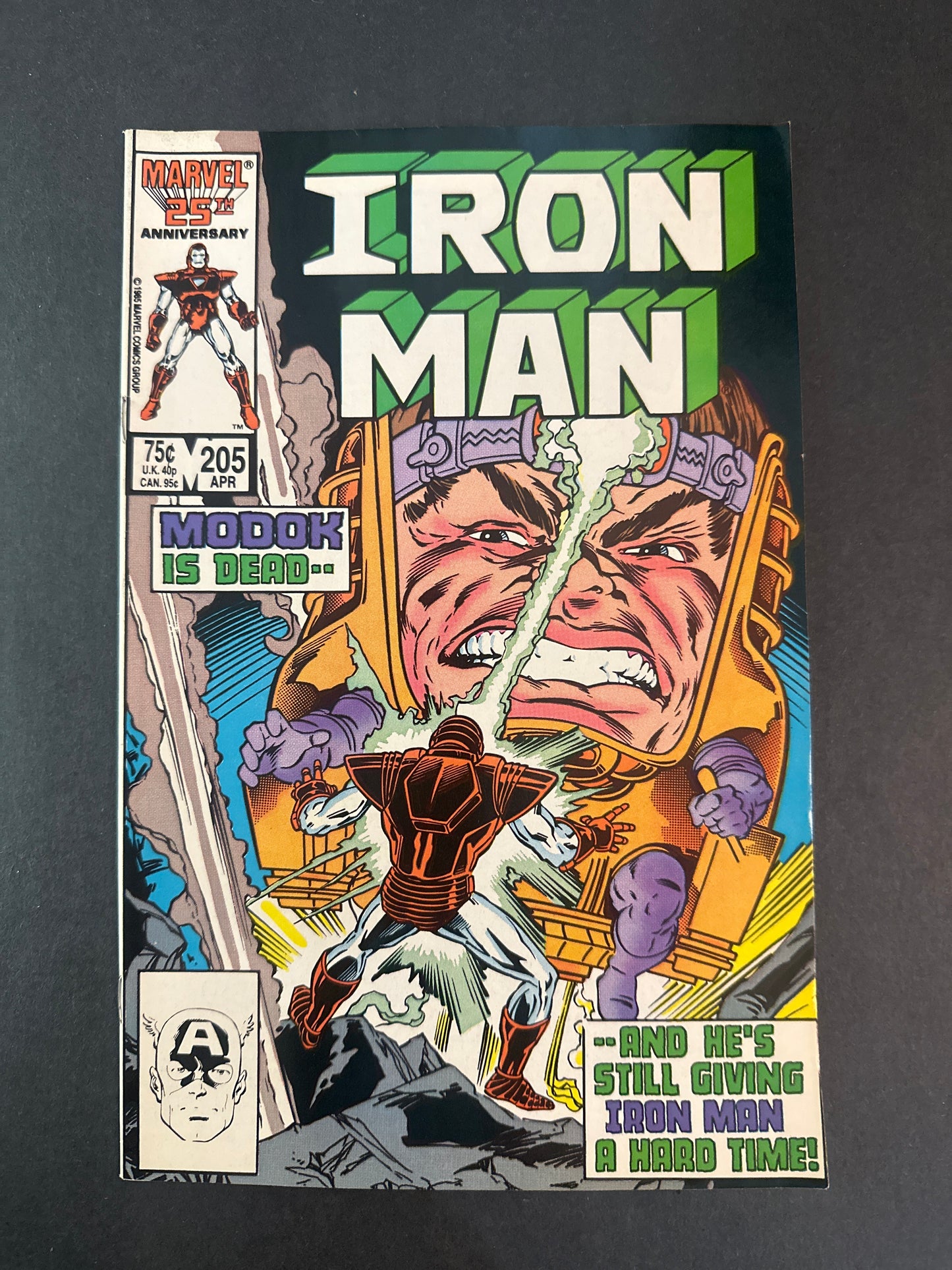IRON MAN #205 1986