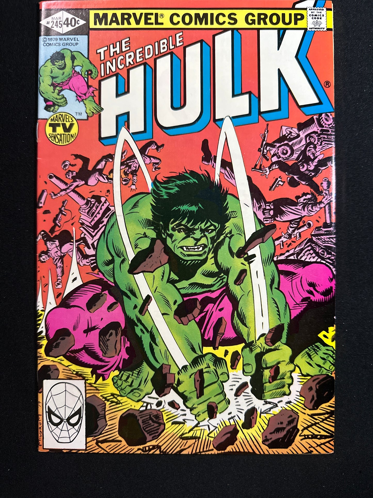 Incredible Hulk #245 1980 (VF) 1st. Appearance of Super Mandroid!