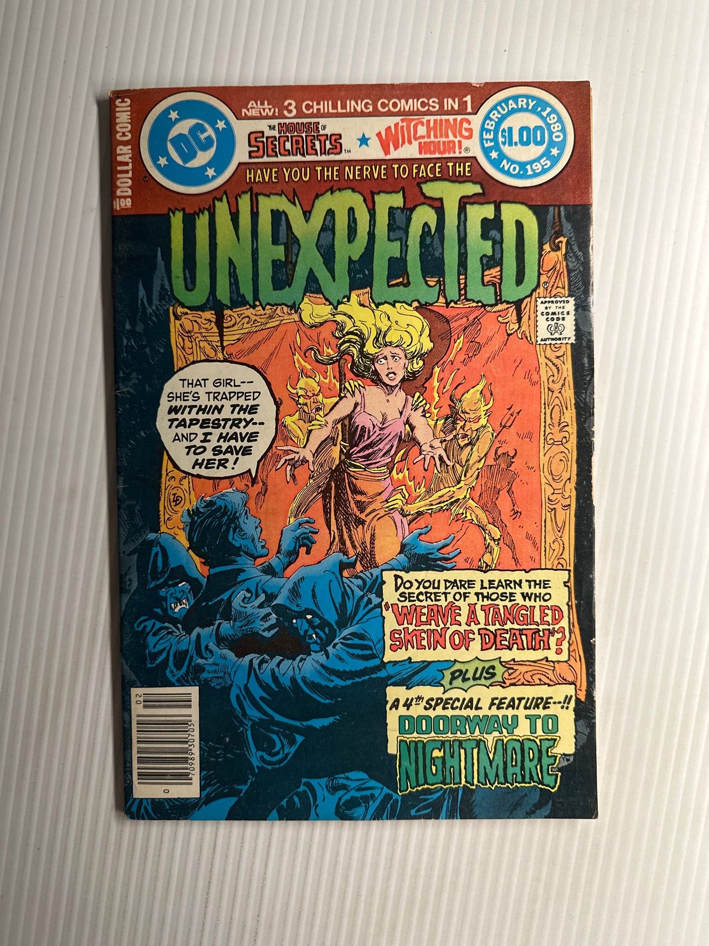 Unexpected #195 1980 (FN) Luis Dominguez Cover!