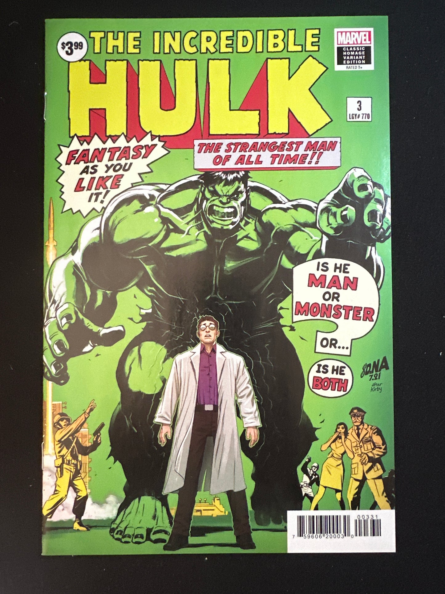 Hulk #3 2022 (NM) 1st. Cameo App. Of Titan Hulk! David Nakayama Variant!