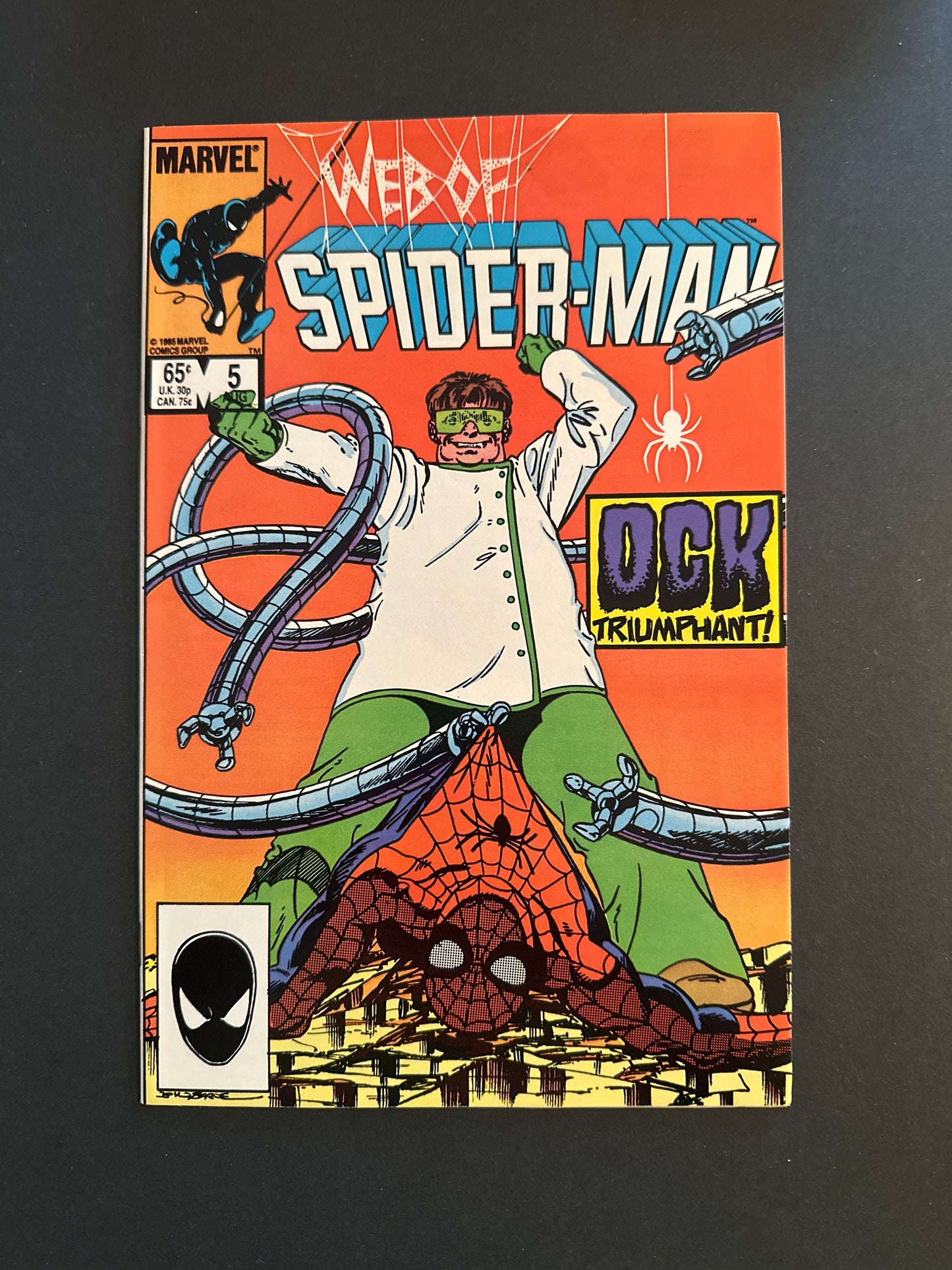 Web of Spider-Man #5 1985