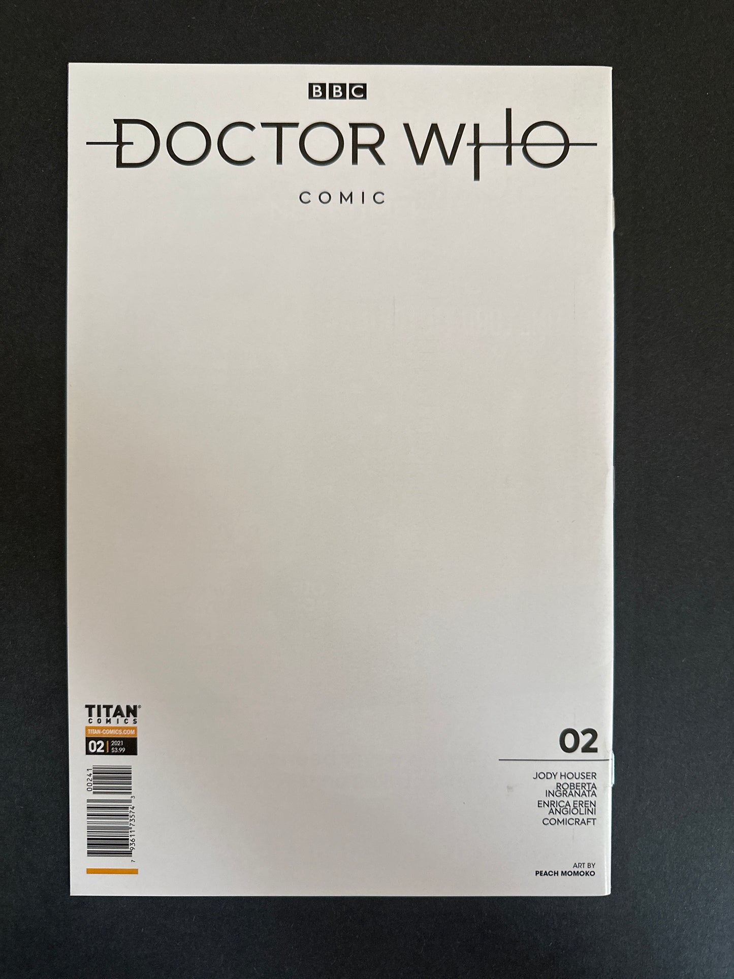 Doctor Who #2 Jan. 2021 (NM)