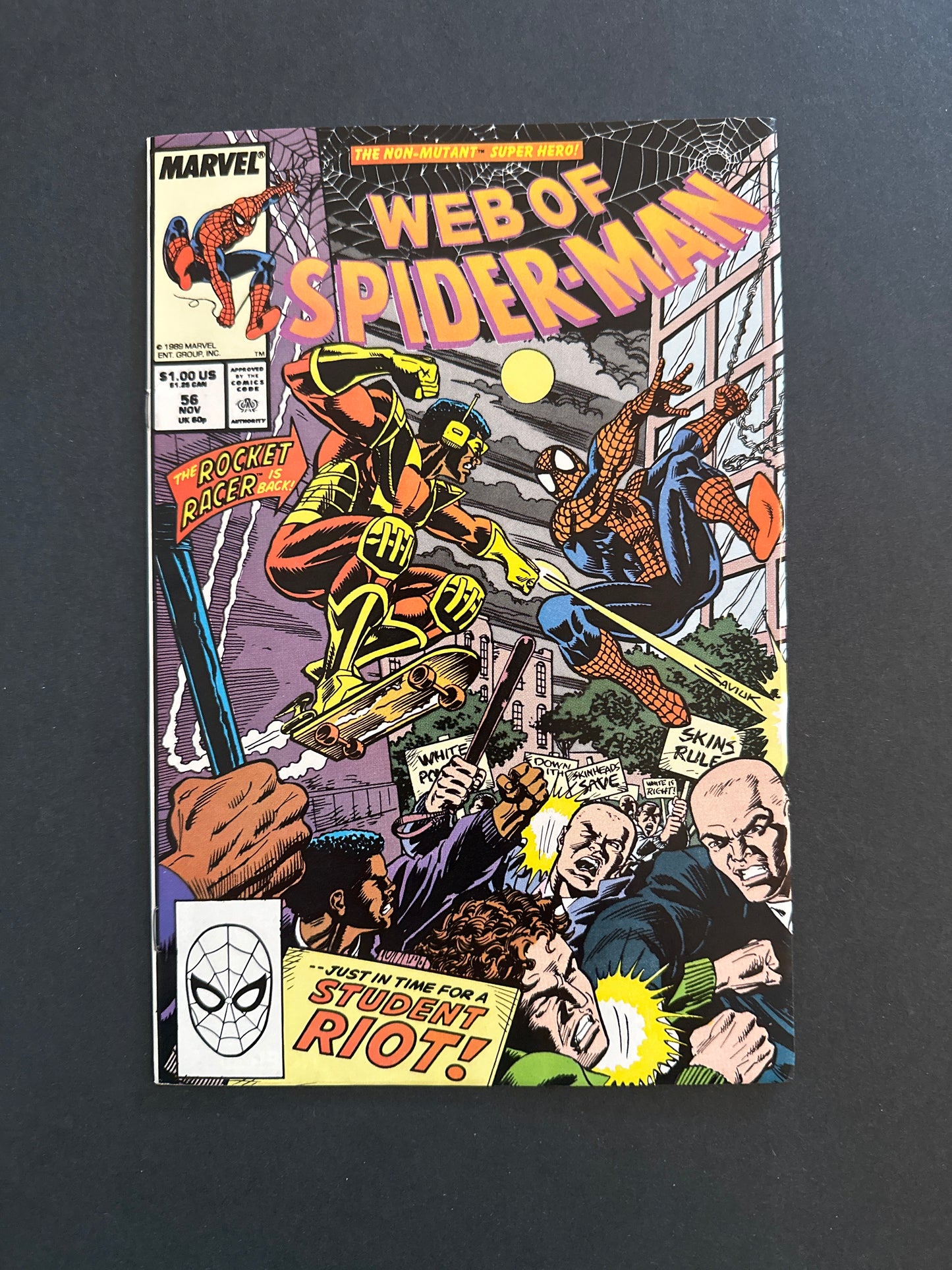 Web of Spider-Man #56 1989