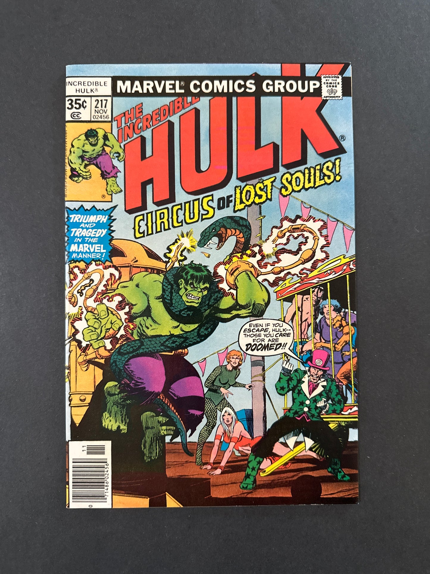 Incredible Hulk #217 1977