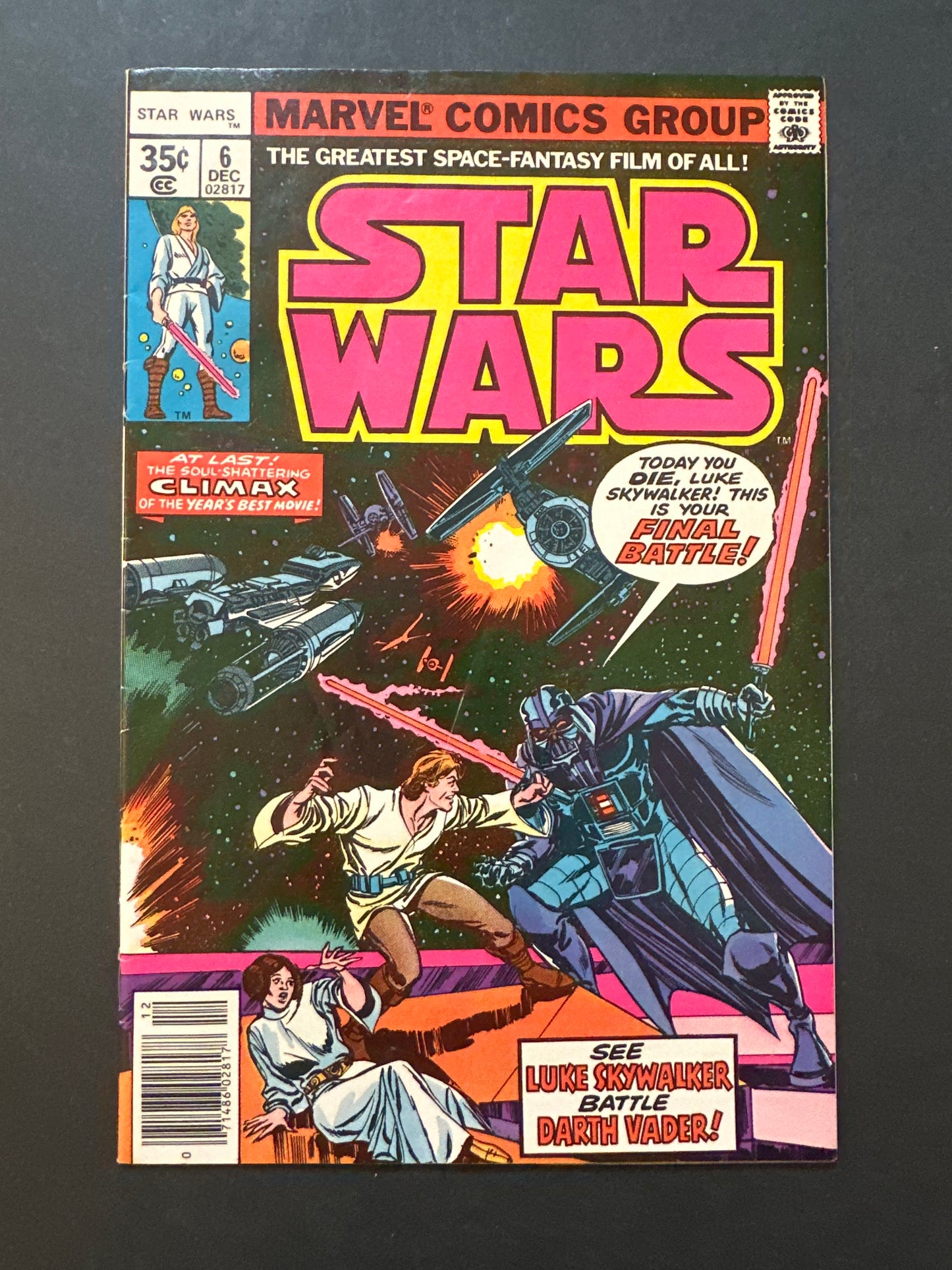 Star Wars #6 1977 (VF-) 1st Print Newsstand!
