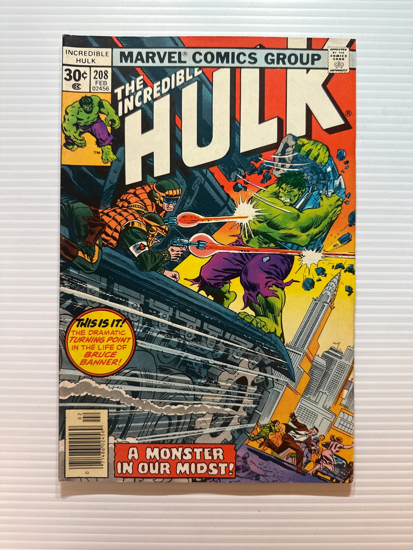 Incredible Hulk #208 1977