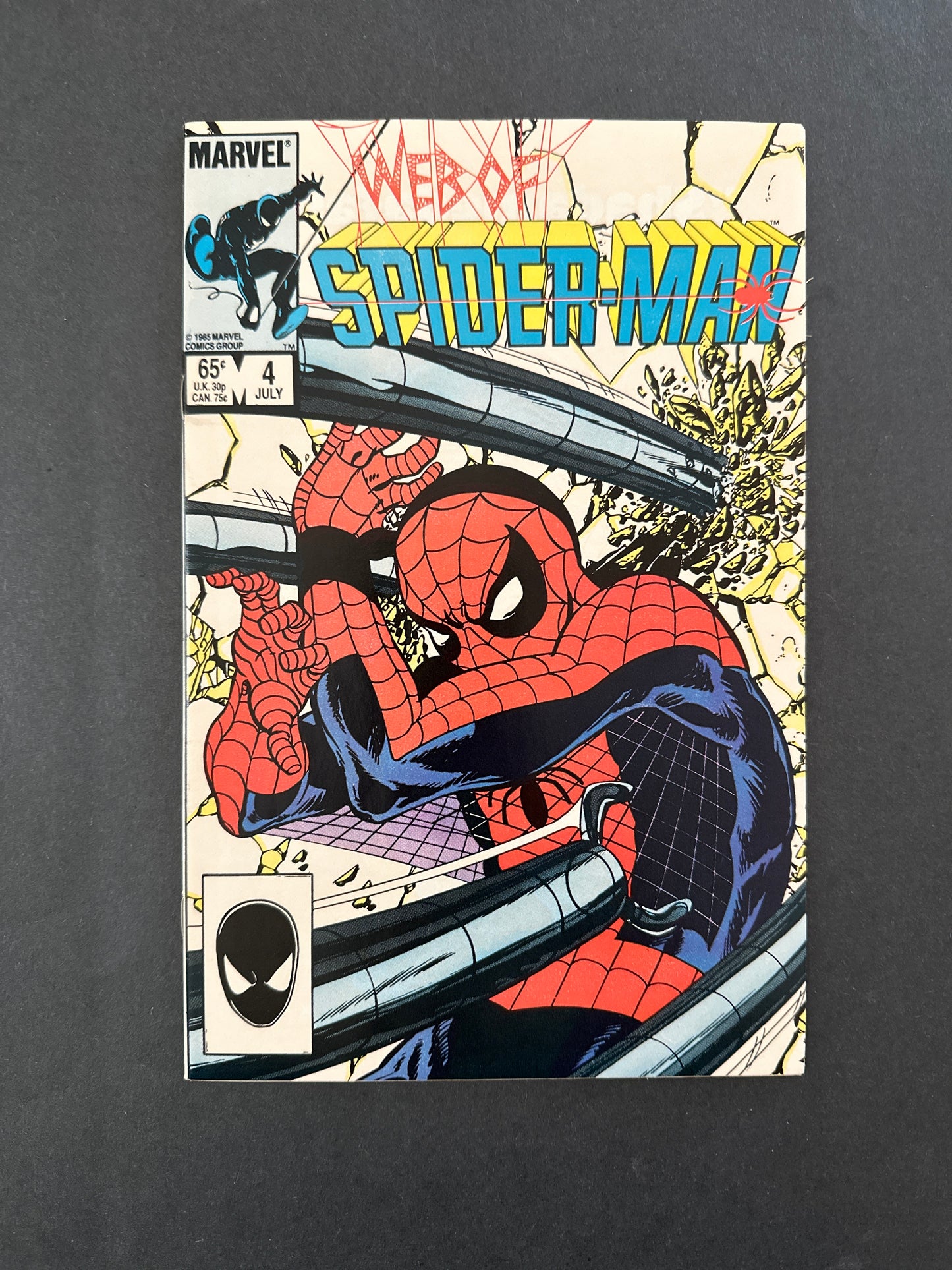 Web of Spider-Man #4 1985
