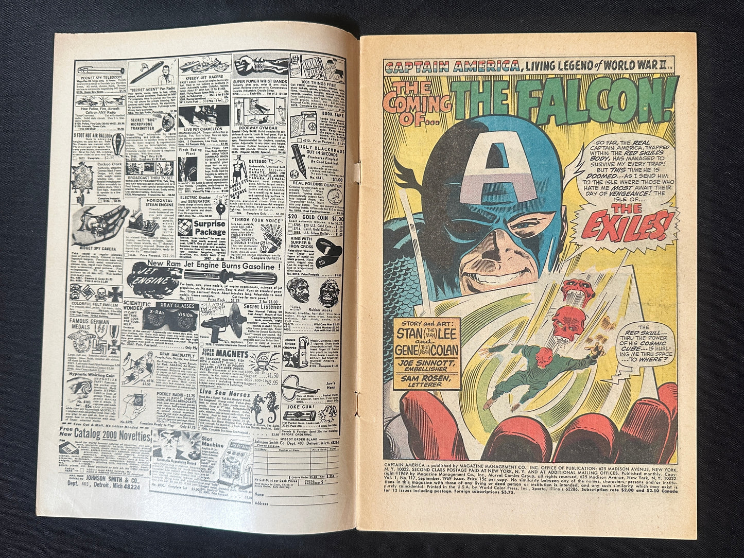 Captain America #117 1969 (VG)