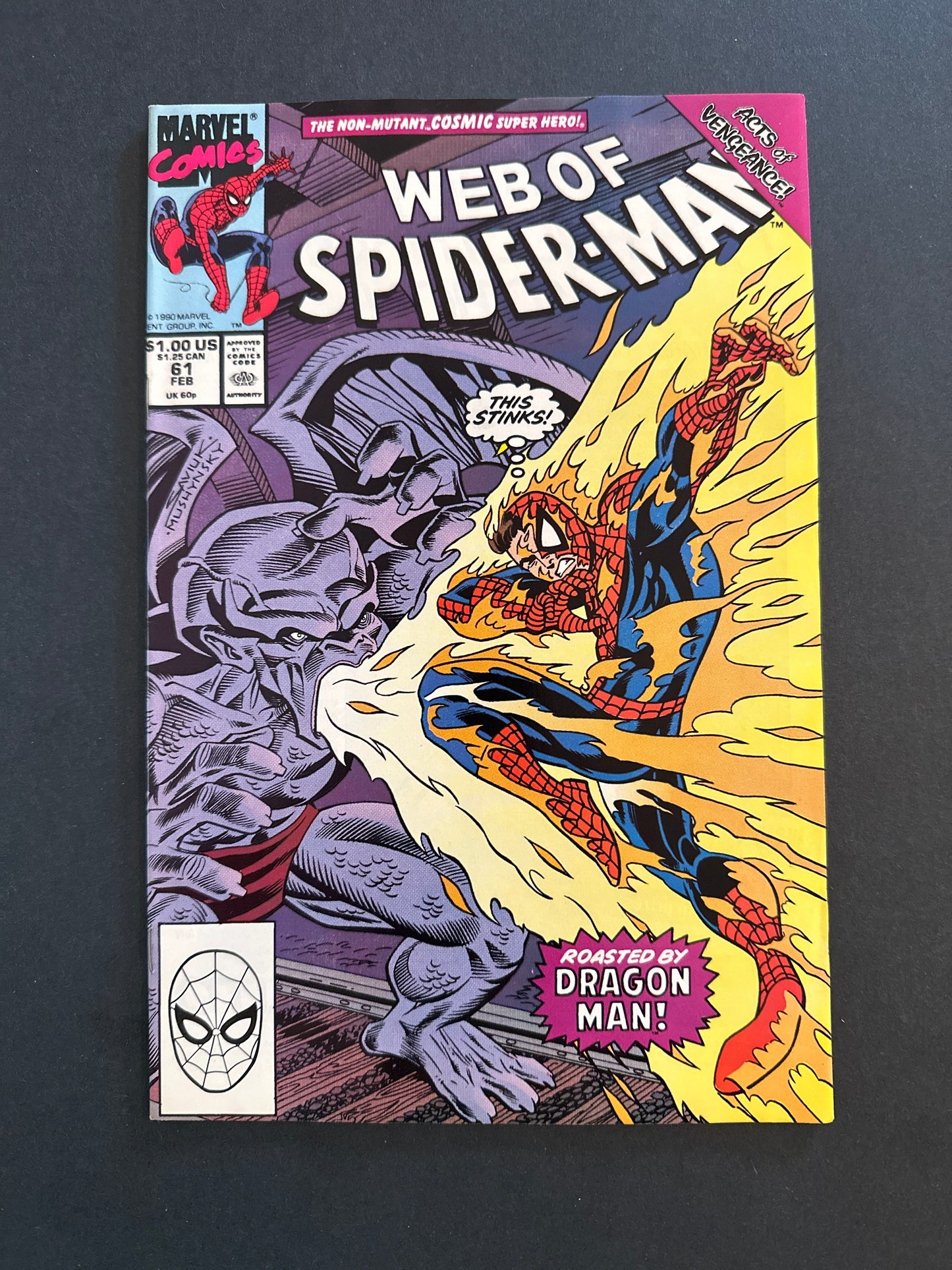Web of Spider-Man #61 1990