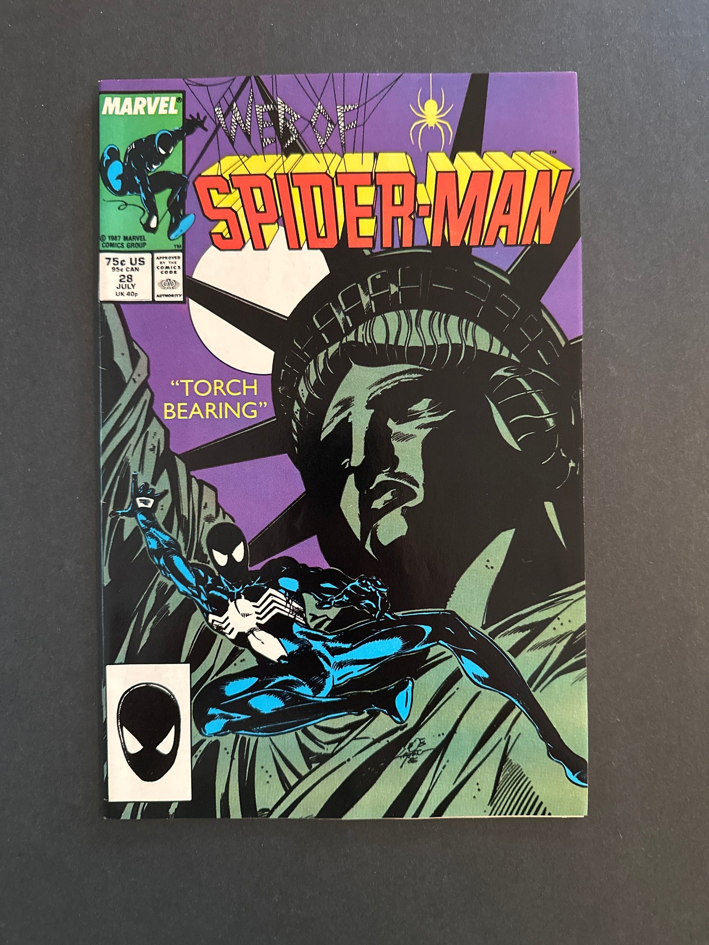 Web of Spider-Man #28 1987