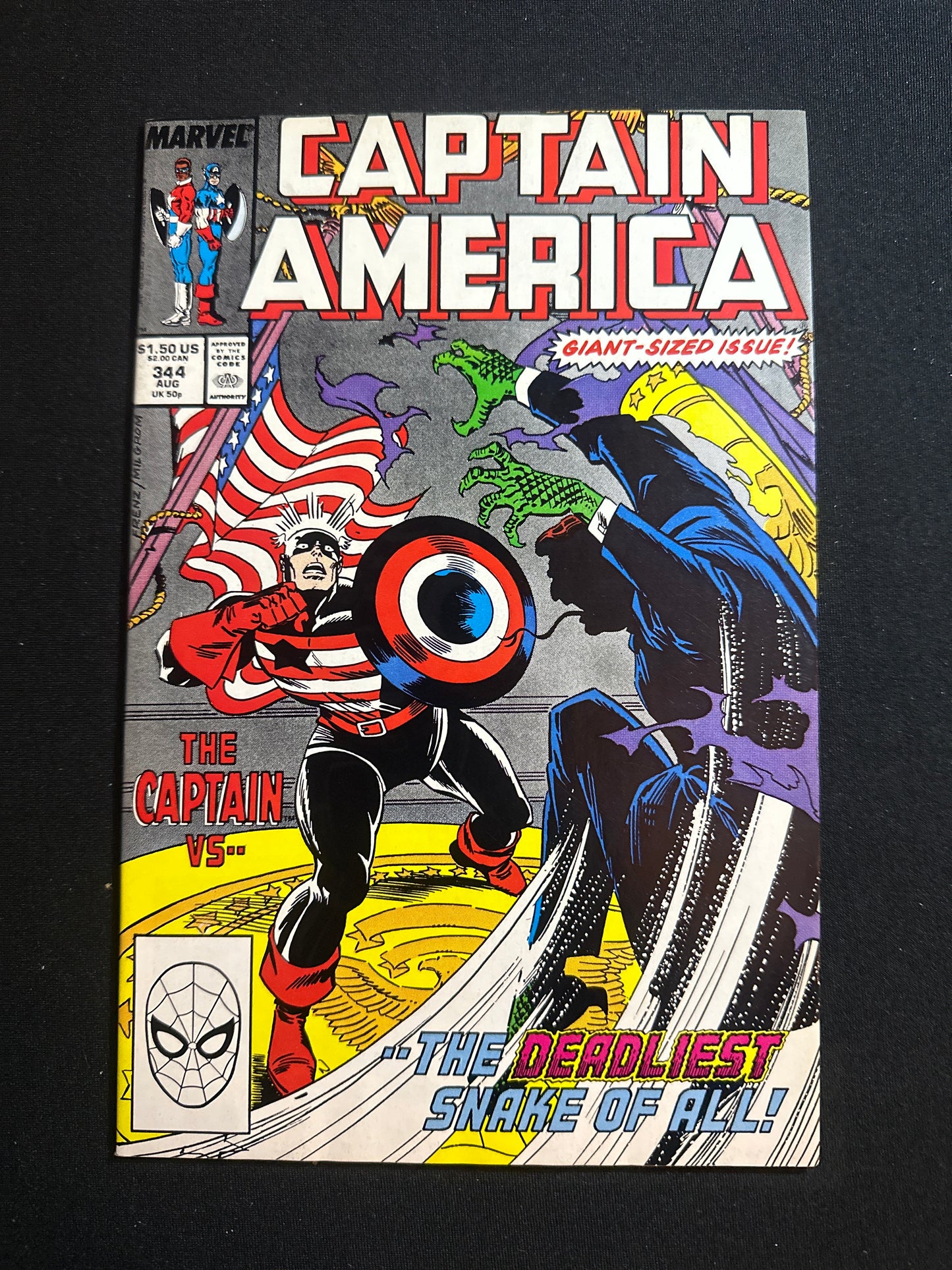 Captain America #344 1988