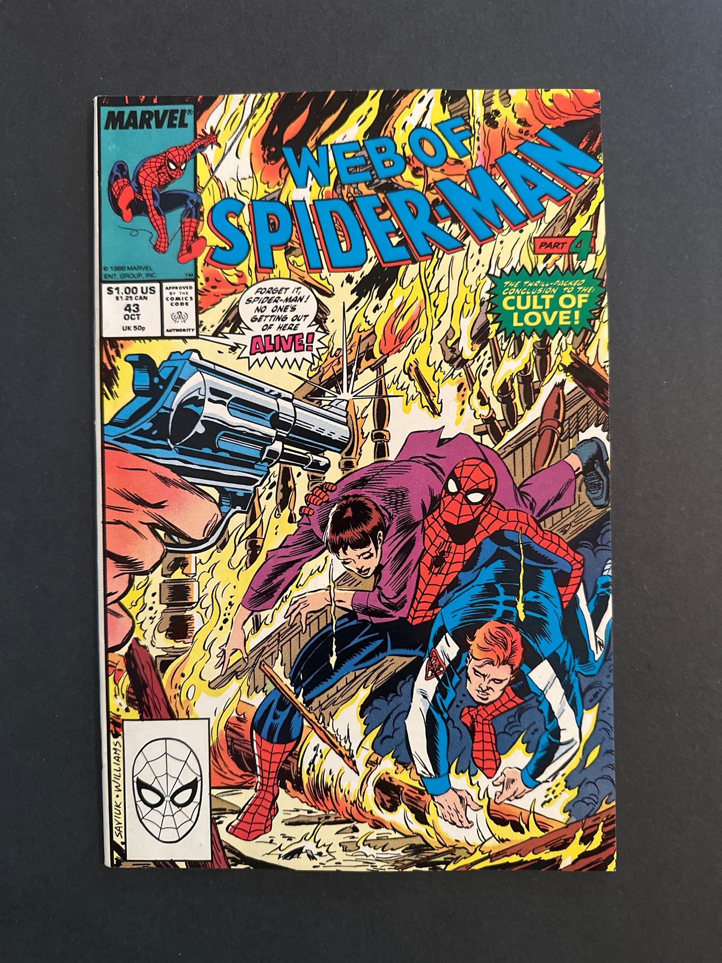 Web of Spider-Man #43 1988