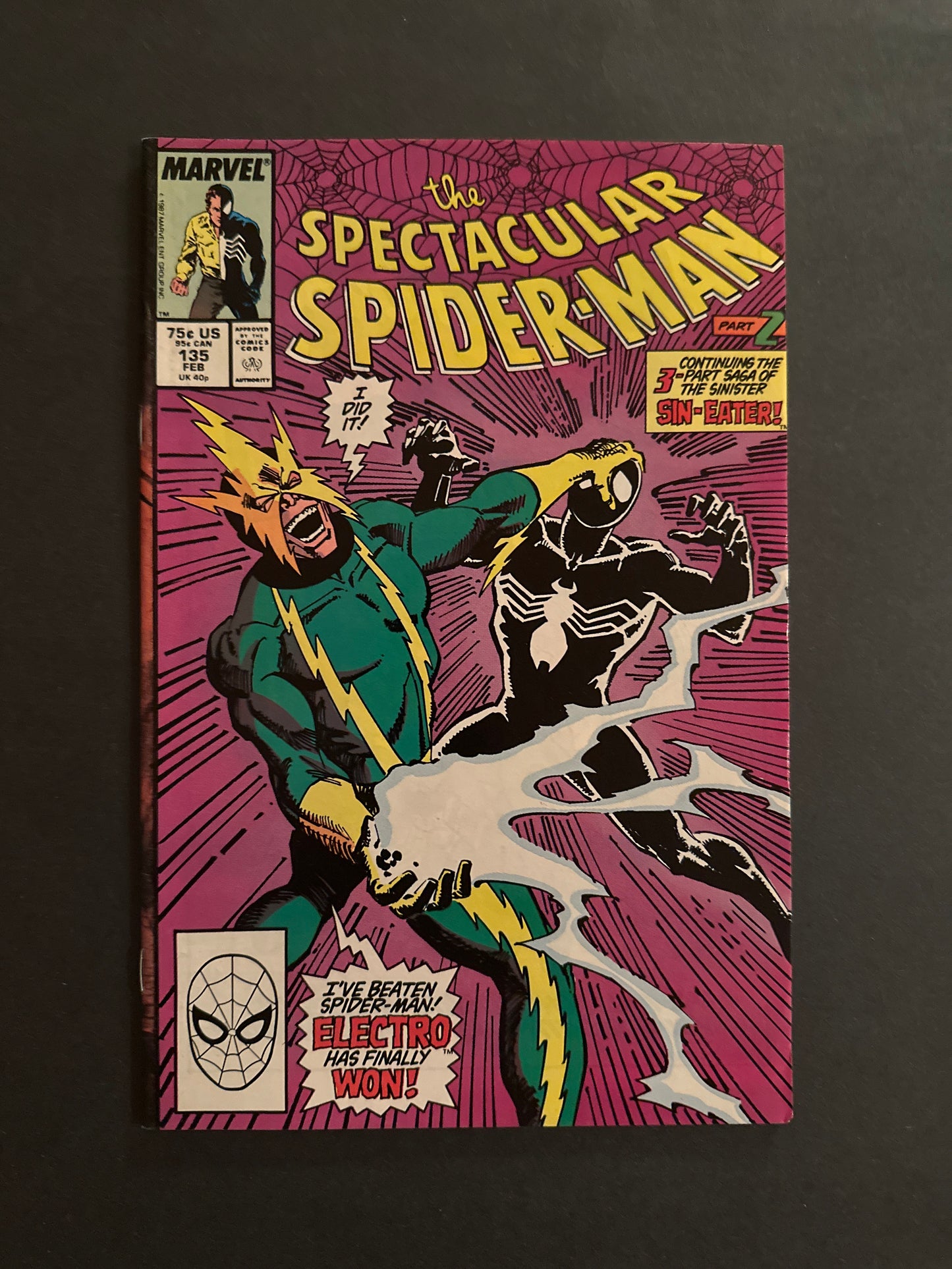 Spectacular Spider-Man #135 1988