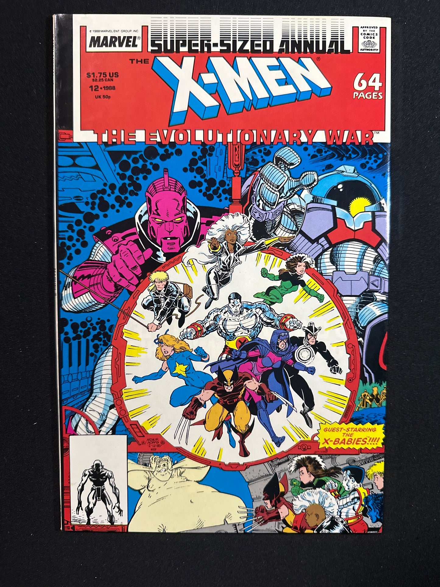 Uncanny X-Men Annual #12 1988 (NM-) 1st. Official Team App. Of the X-Babies!