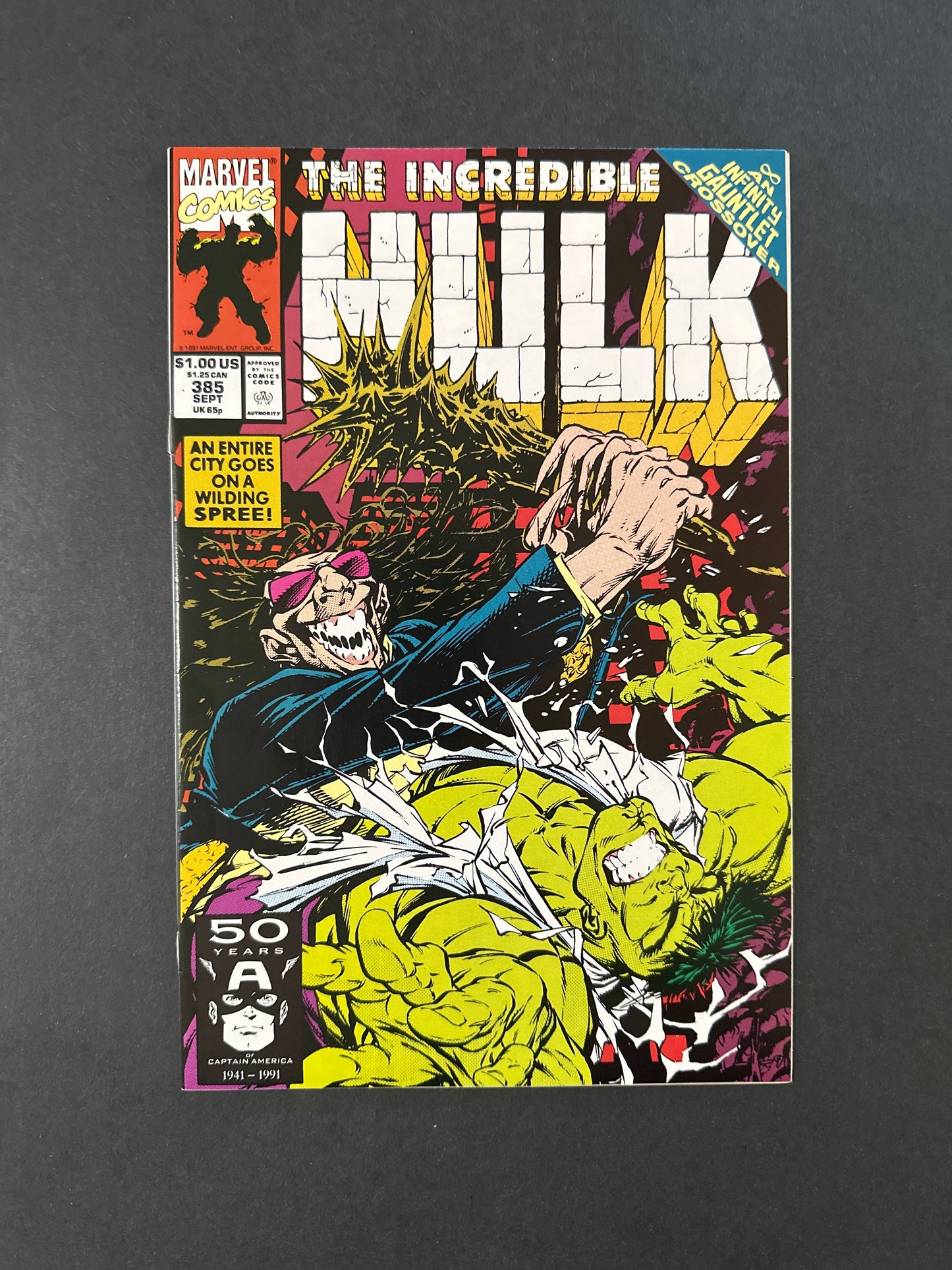 Incredible Hulk #385 1991