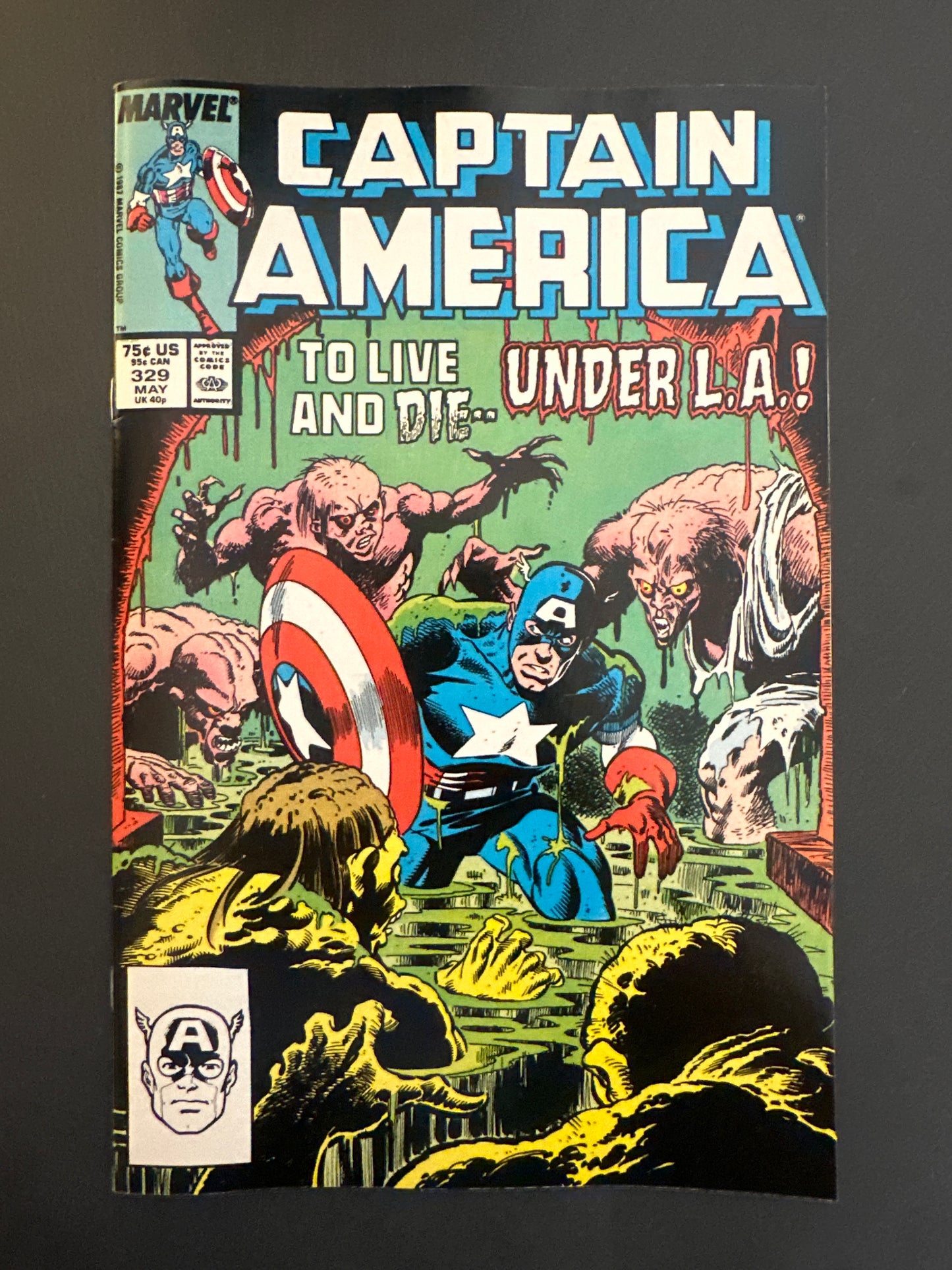 Captain America #329 1987